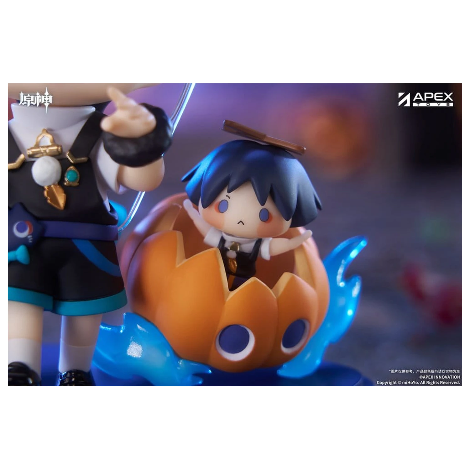 Genshin Impact You Ye Qi Xiang Series Chibi Chara PVC Statuie Wanderer 10 cm poza produsului