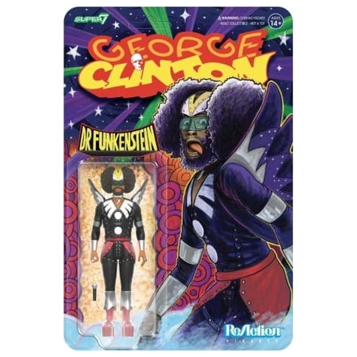 Figurină de acțiune George Clinton ReAction Action Figure Wave 01 George Clinton Dr. Funkenstein poza produsului