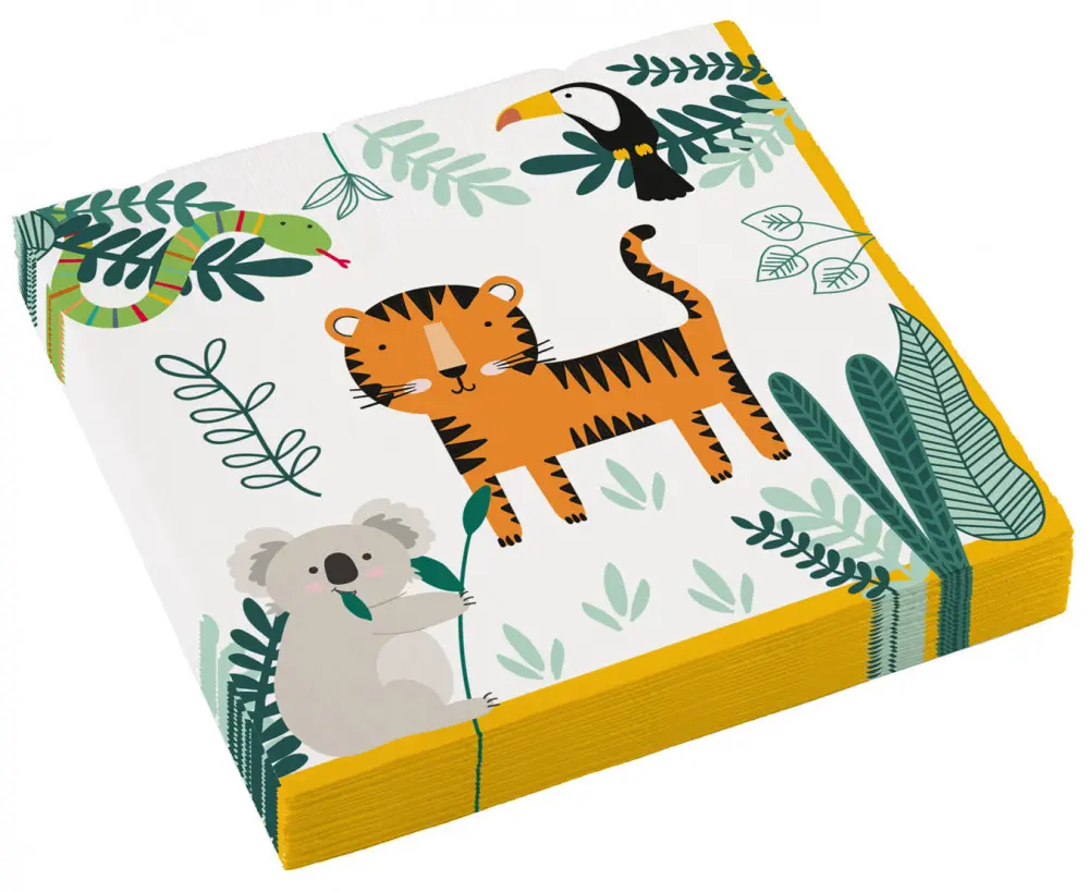Get Wild Servetel 16 buc 33*33 cm poza produsului