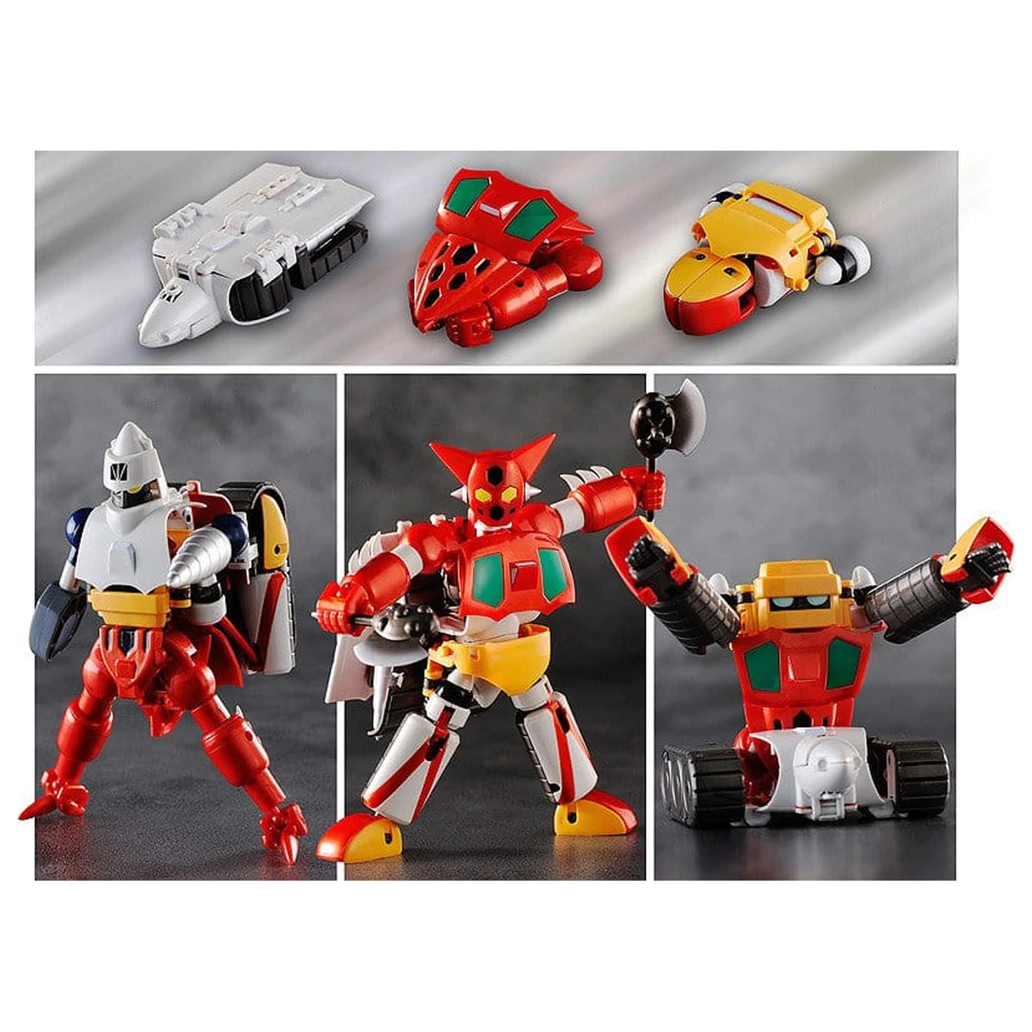 Getter Robo Figurina de actiune 3-Pachete Dynamic Change Getter Robo 12 cm poza produsului