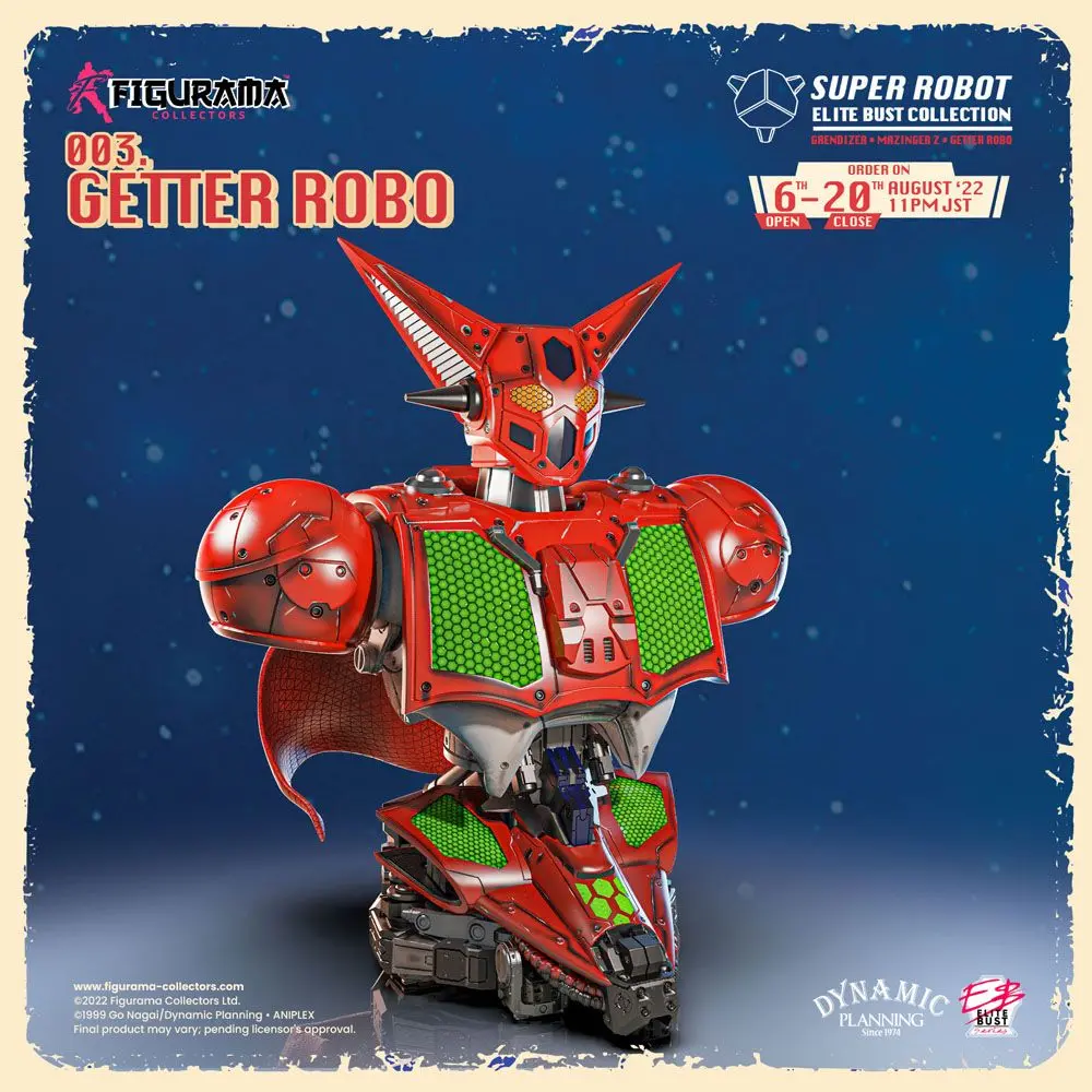 Getter Robo Super Robot Bustă Elită 1/3 Getter Robo 26 cm poza produsului