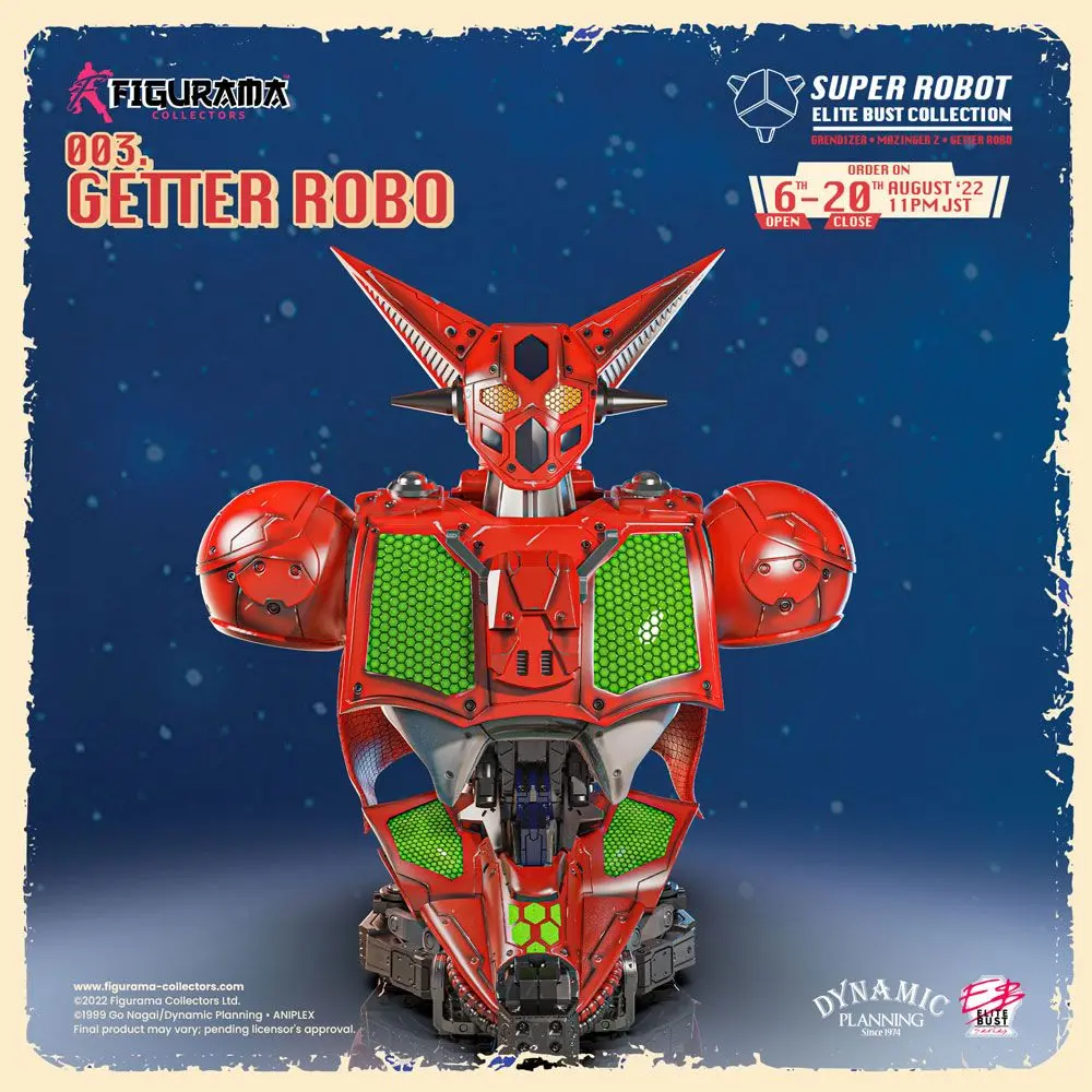 Getter Robo Super Robot Bustă Elită 1/3 Getter Robo 26 cm poza produsului