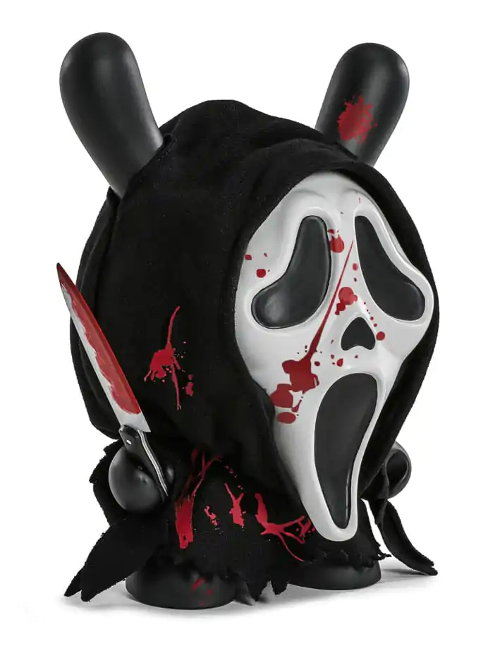 Figurina de arta Dunny Ghost Face din vinil Editie Bloody (fosforescent in intuneric) 20 cm poza produsului