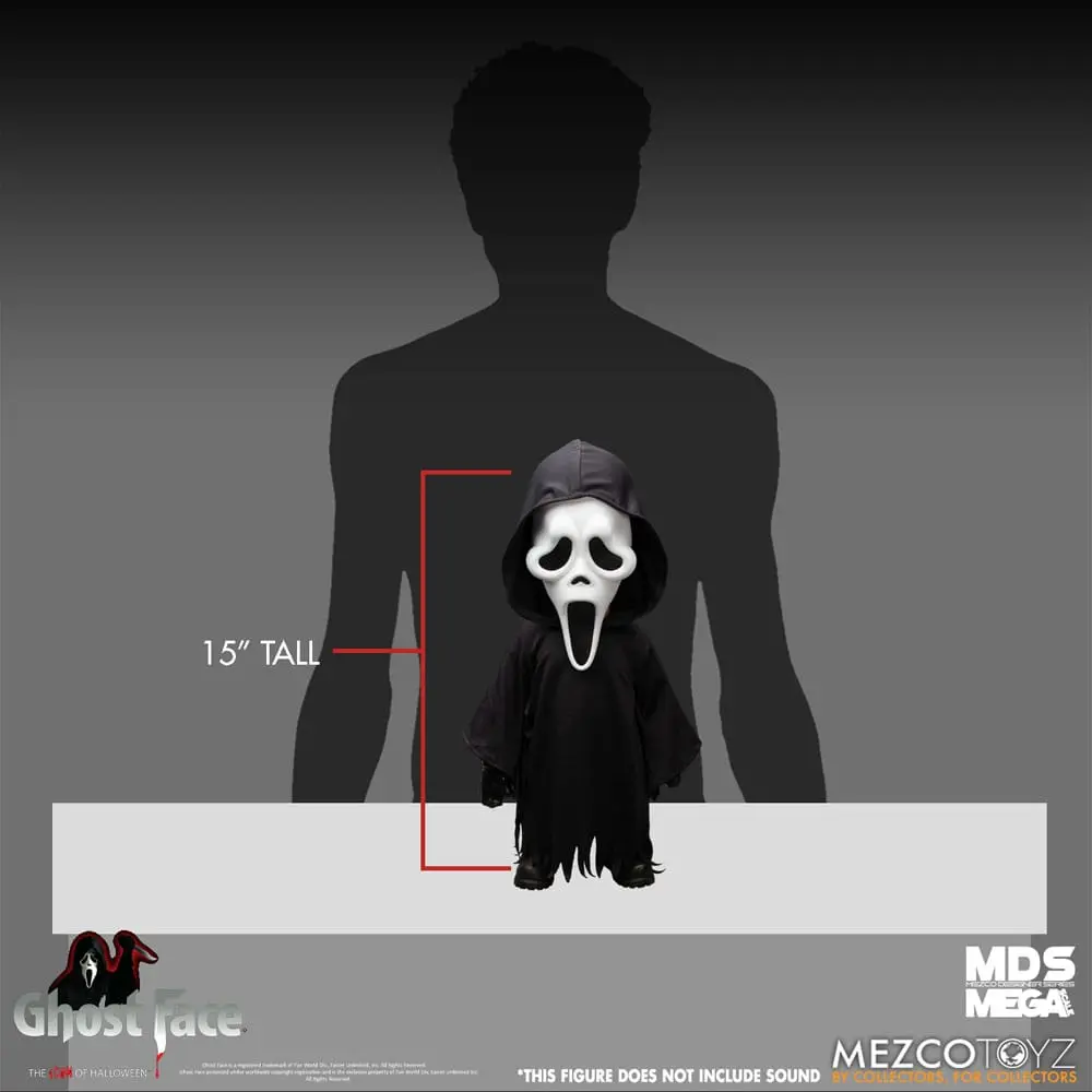 Ghost Face MDS Mega Scale Papusa de plus Ghost Face 38 cm poza produsului