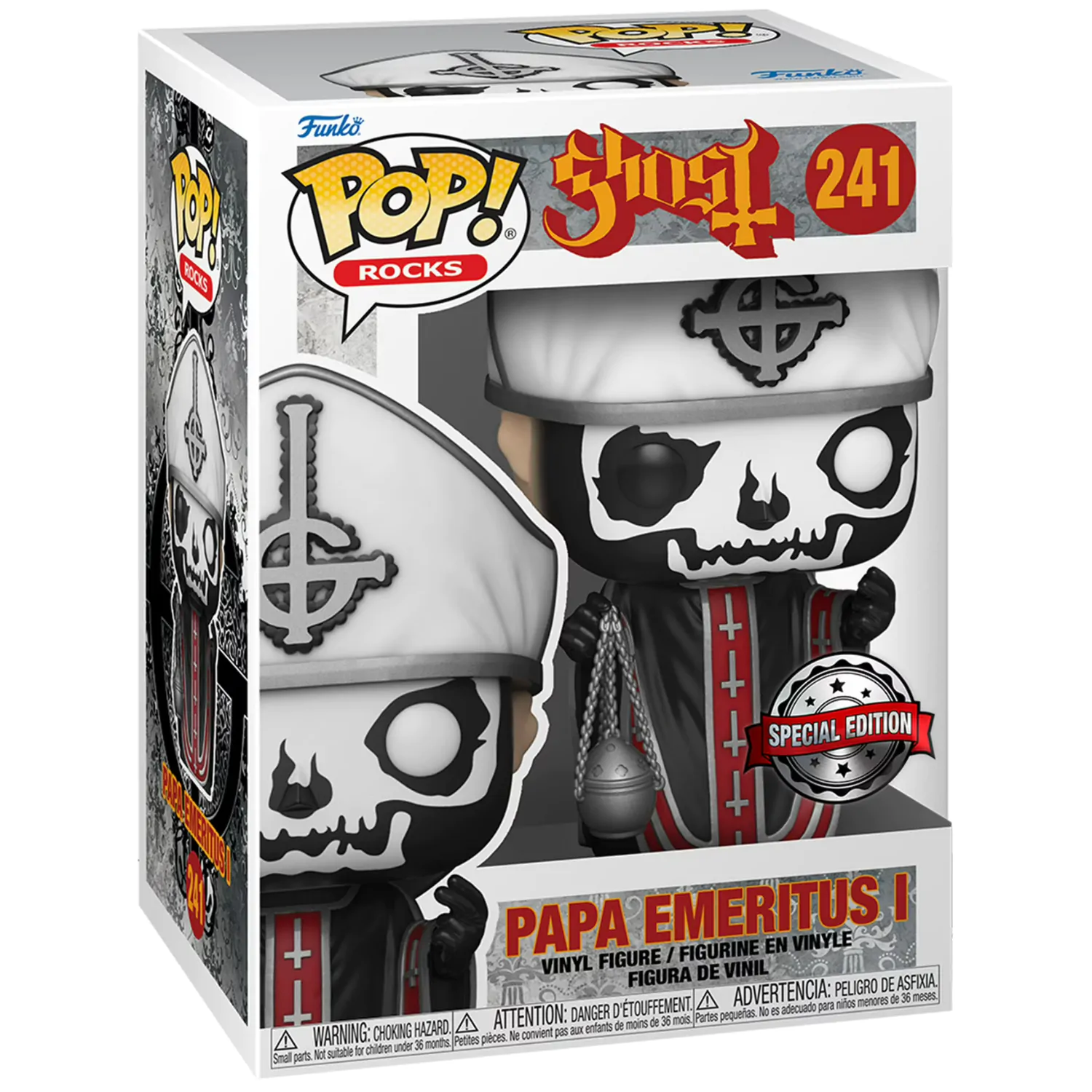 Ghost Funko POP! Rocks Figurina de vinil Papa Emeritus I(MT) 9 cm poza produsului