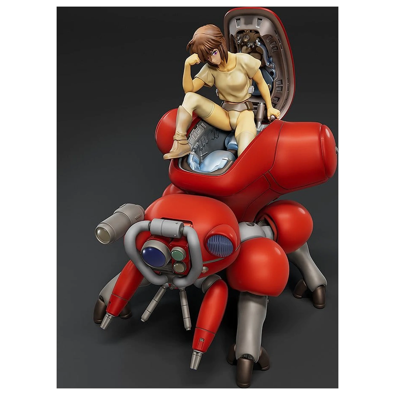 Ghost in the Shell PLAMAX minimum factory Kit Model Plastic Motoko Kusanagi cu Fuchikoma 8 cm poza produsului