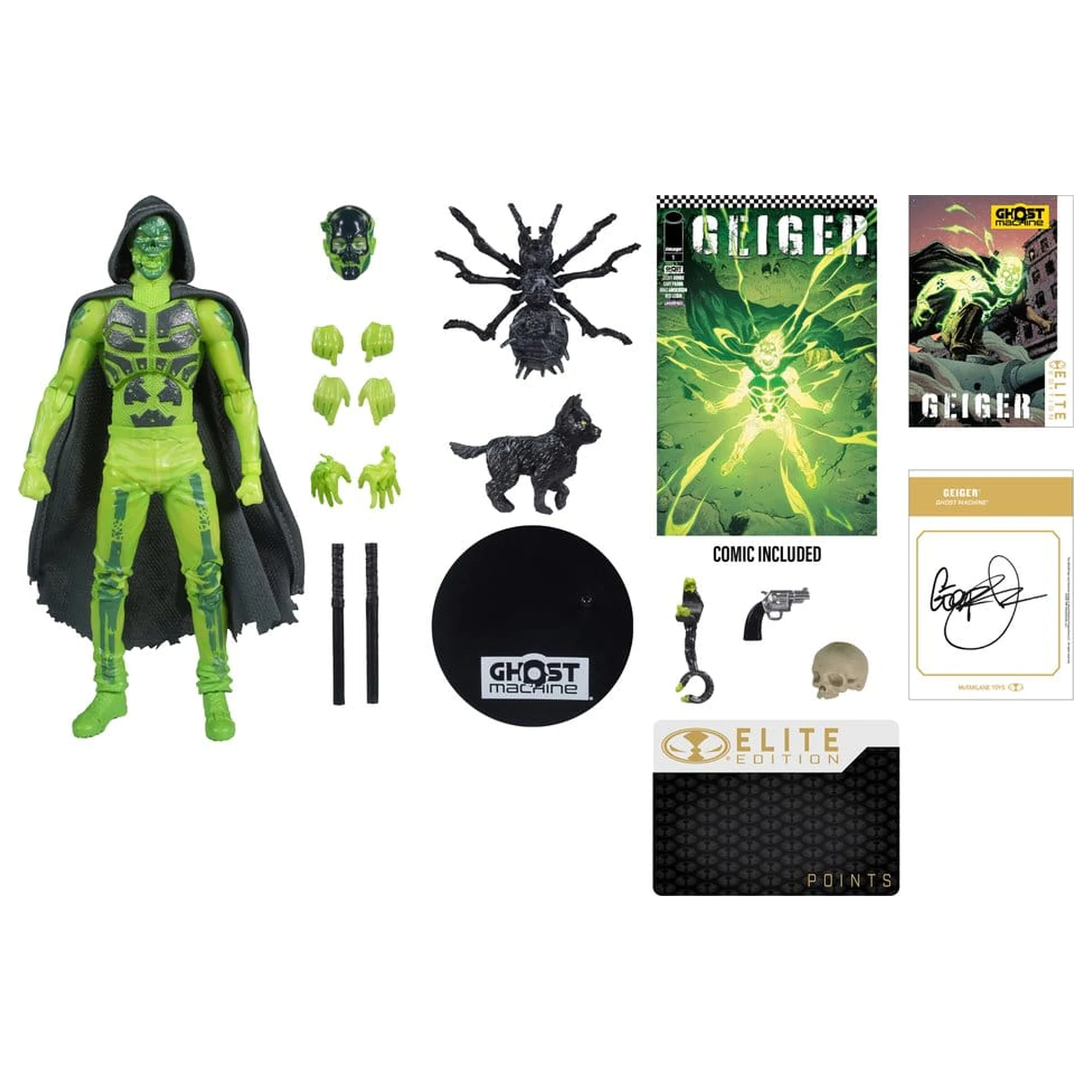 Ghost Machine McFarlane Elite Edition Deluxe Figura de actiune Geiger 18 cm poza produsului