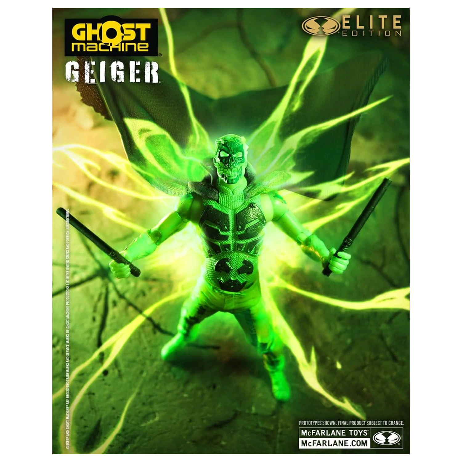 Ghost Machine McFarlane Elite Edition Deluxe Figura de actiune Geiger 18 cm poza produsului