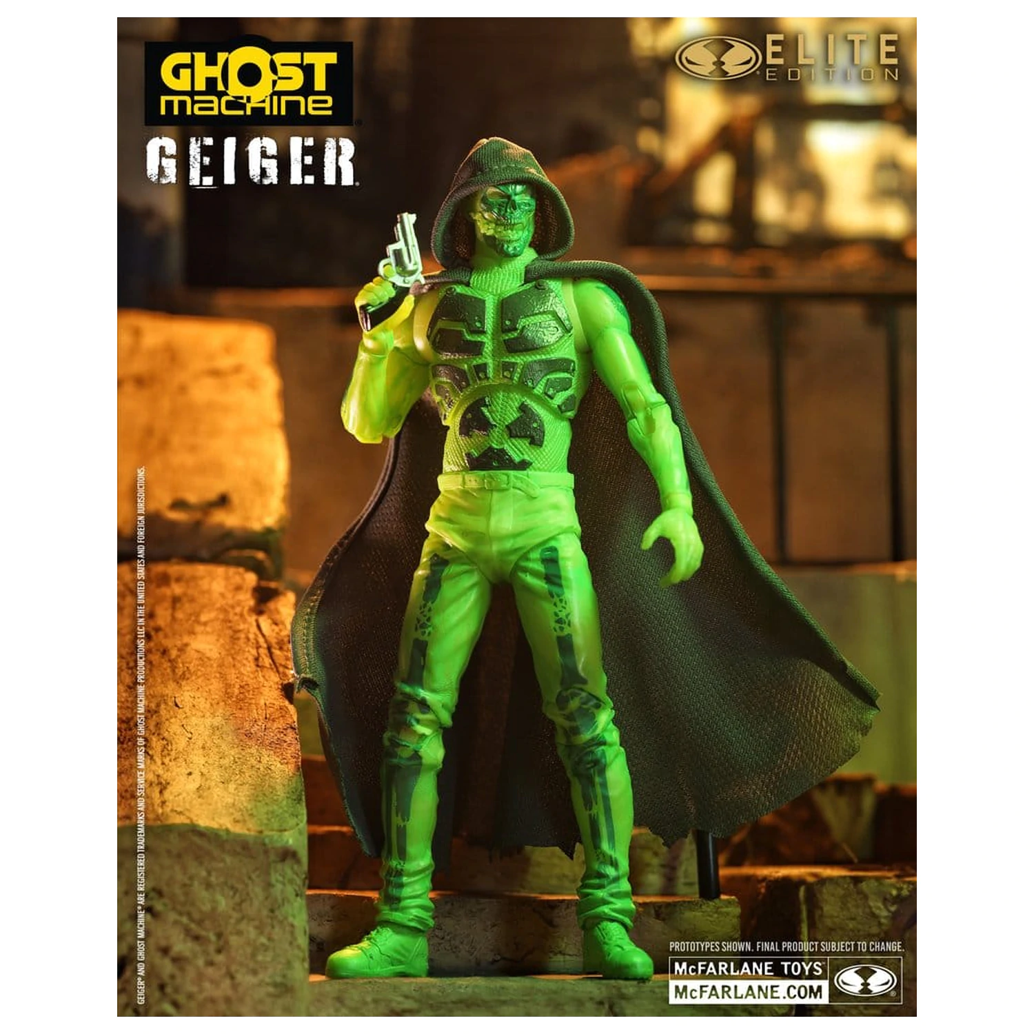 Ghost Machine McFarlane Elite Edition Deluxe Figura de actiune Geiger 18 cm poza produsului