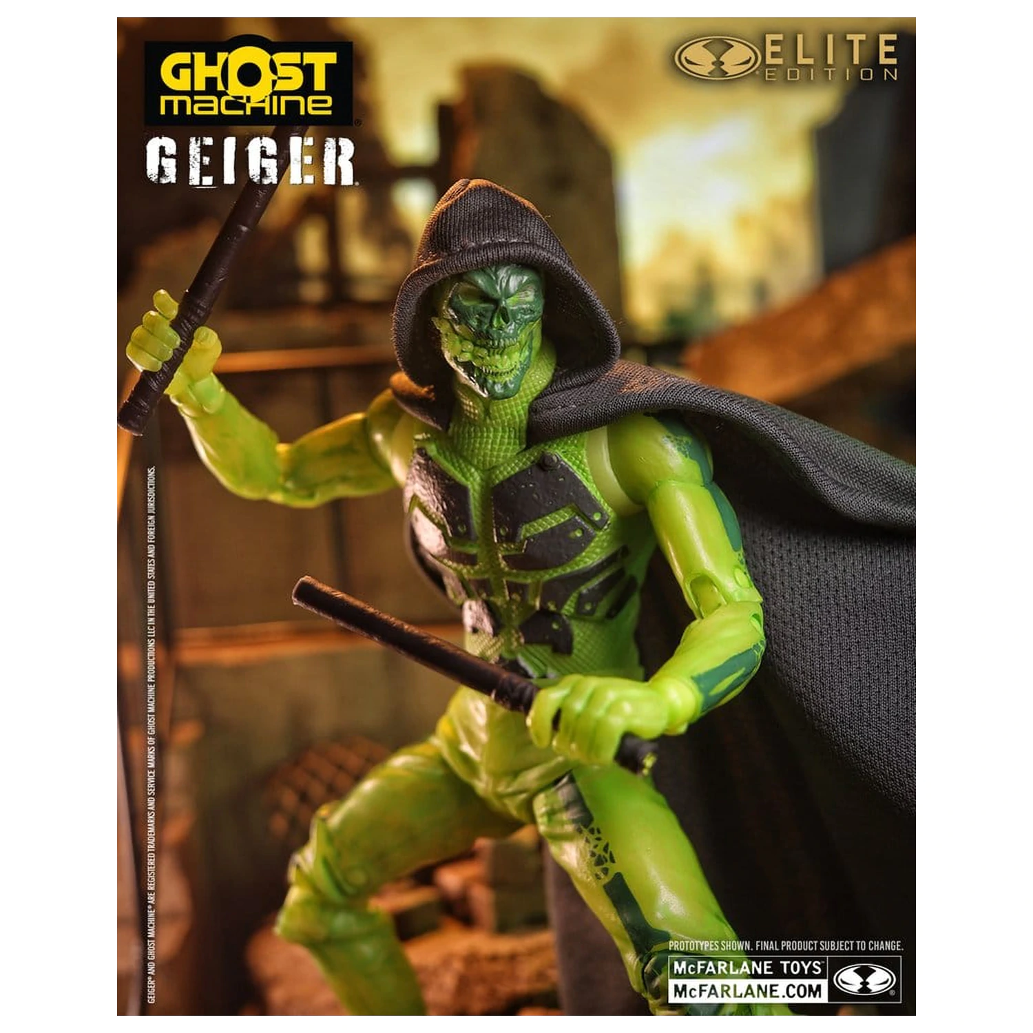 Ghost Machine McFarlane Elite Edition Deluxe Figura de actiune Geiger 18 cm poza produsului