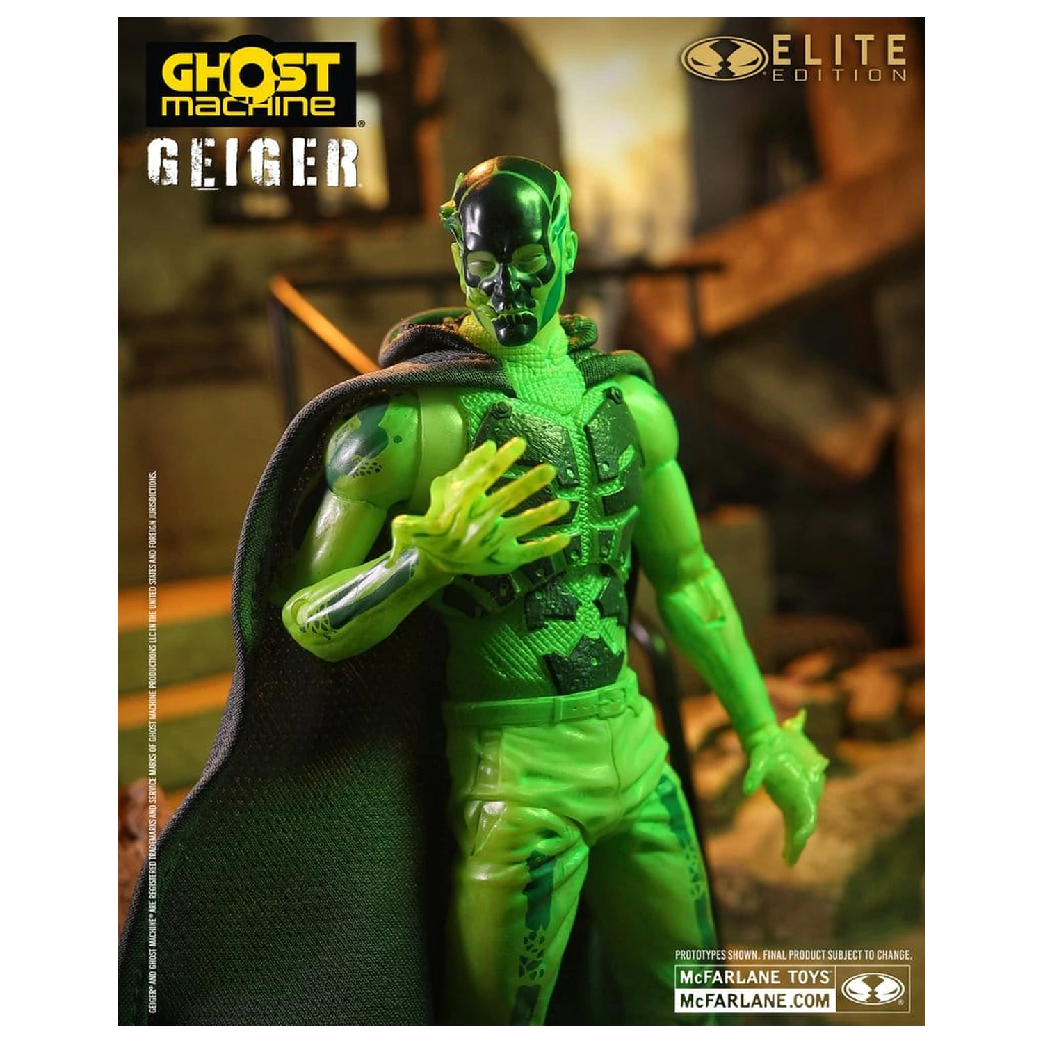 Ghost Machine McFarlane Elite Edition Deluxe Figura de actiune Geiger 18 cm poza produsului