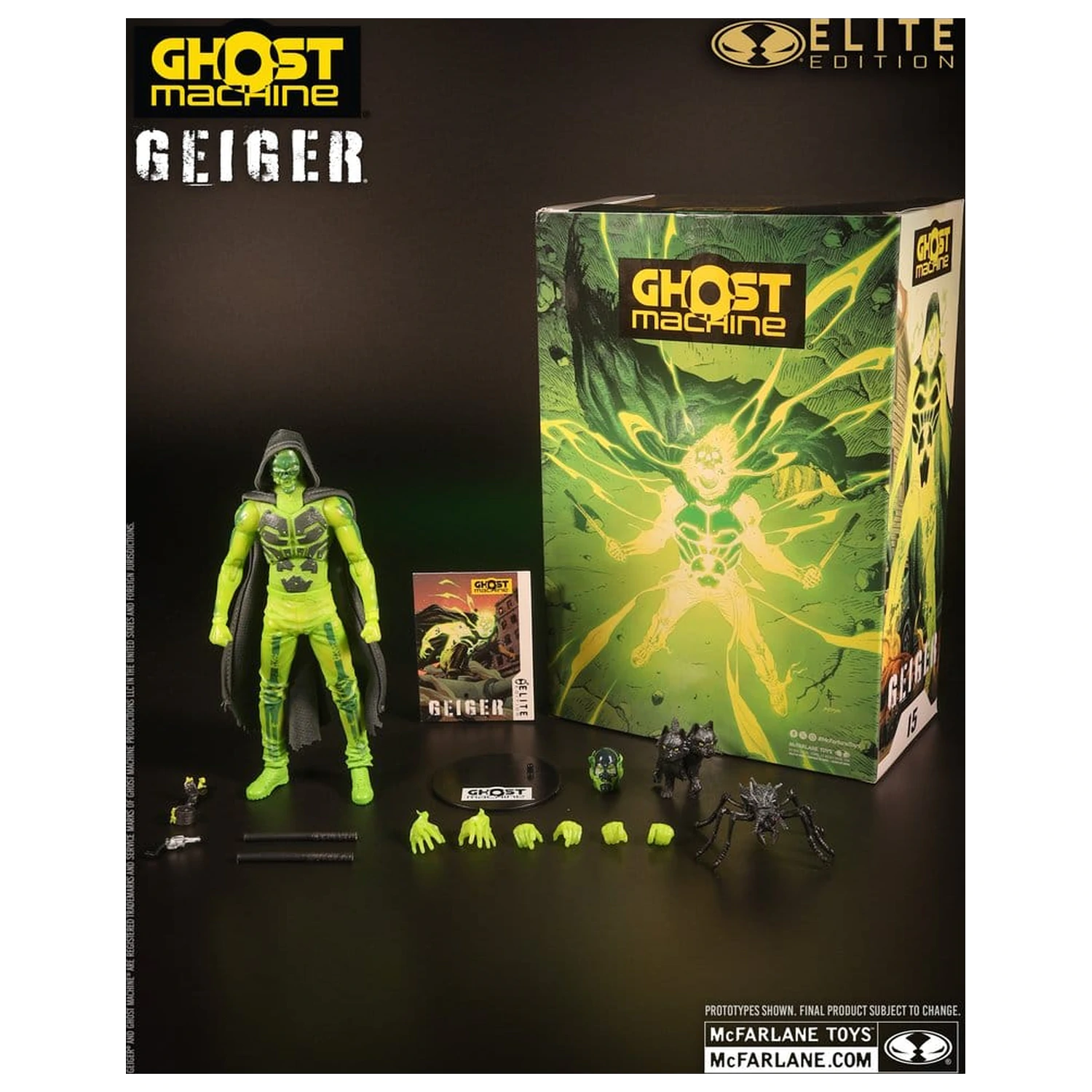Ghost Machine McFarlane Elite Edition Deluxe Figura de actiune Geiger 18 cm poza produsului