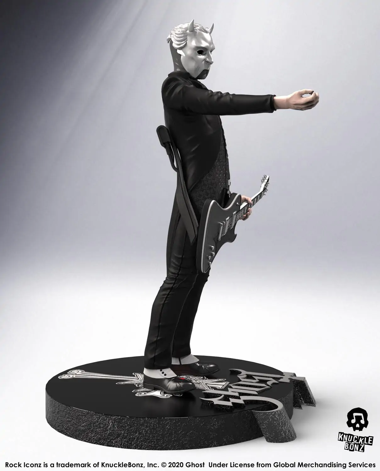 Statuie Ghost Rock Iconz Nameless Ghoul (Black Guitar) Limited Edition 22 cm poza produsului