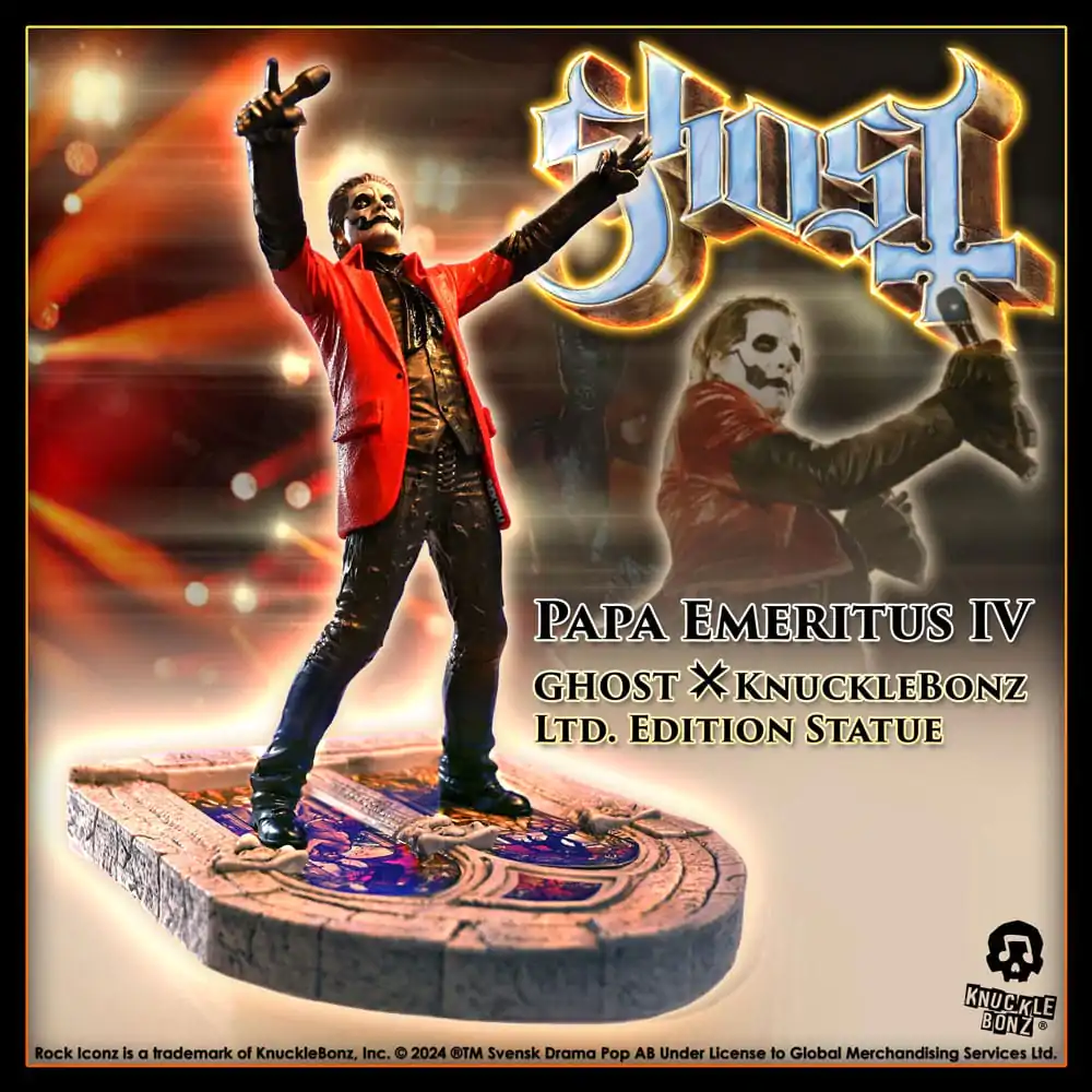 Ghost Rock Iconz Statuie Papa Emeritus IV 22 cm poza produsului