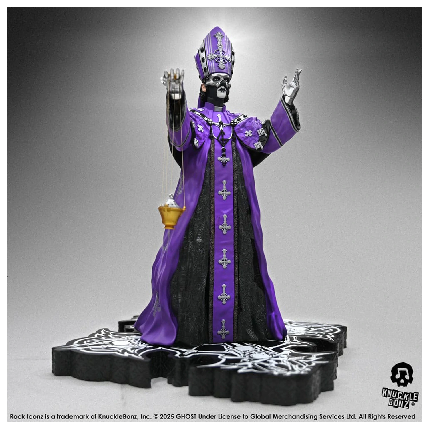 Ghost Rock Iconz Statuie Papa V Perpetua Purple Robes 22 cm poza produsului