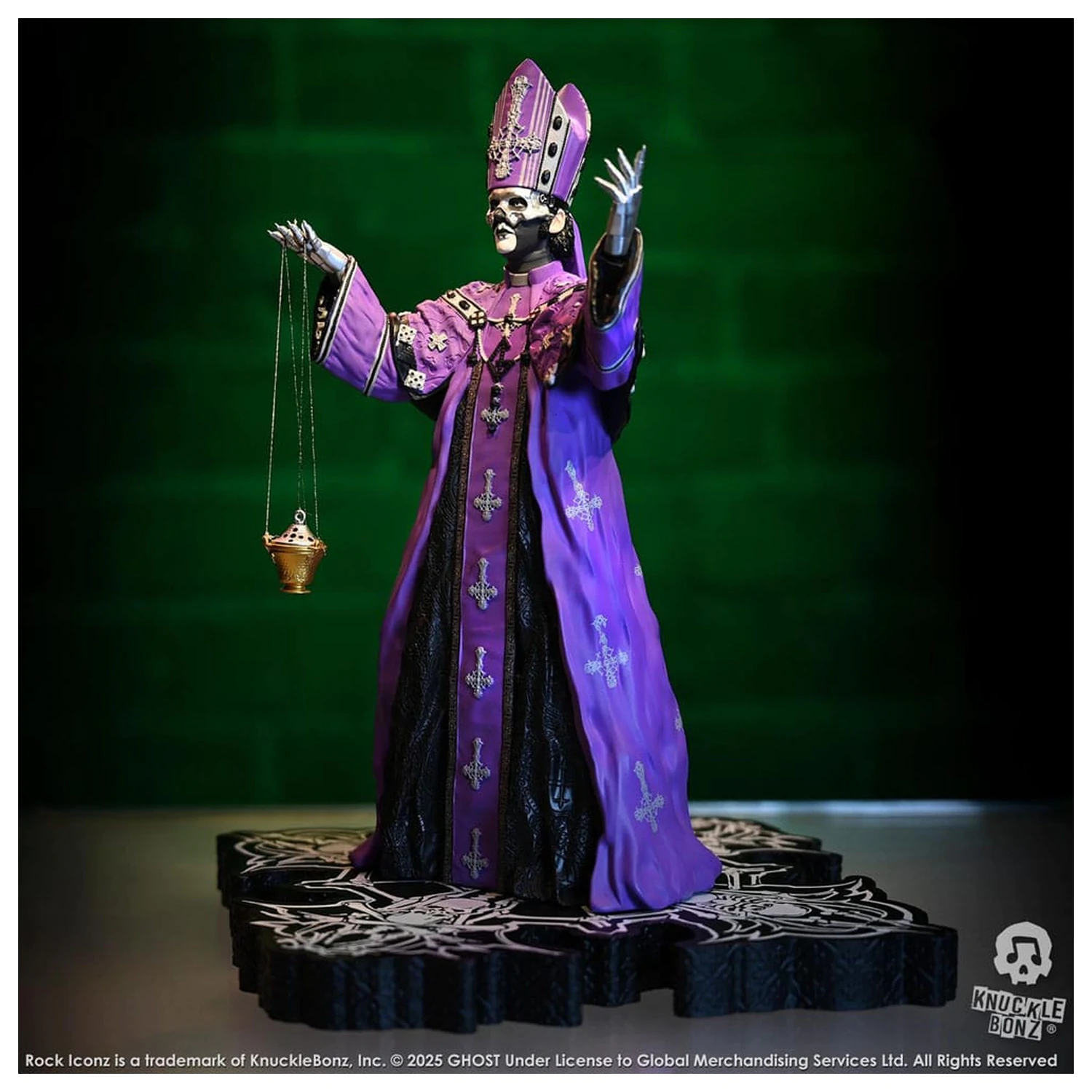 Ghost Rock Iconz Statuie Papa V Perpetua Purple Robes 22 cm poza produsului