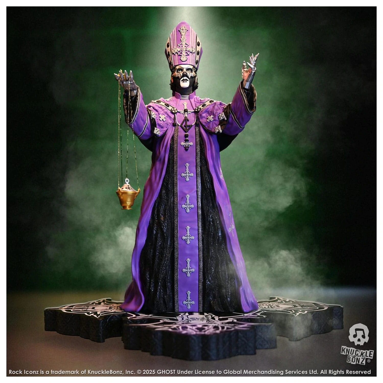 Ghost Rock Iconz Statuie Papa V Perpetua Purple Robes 22 cm poza produsului