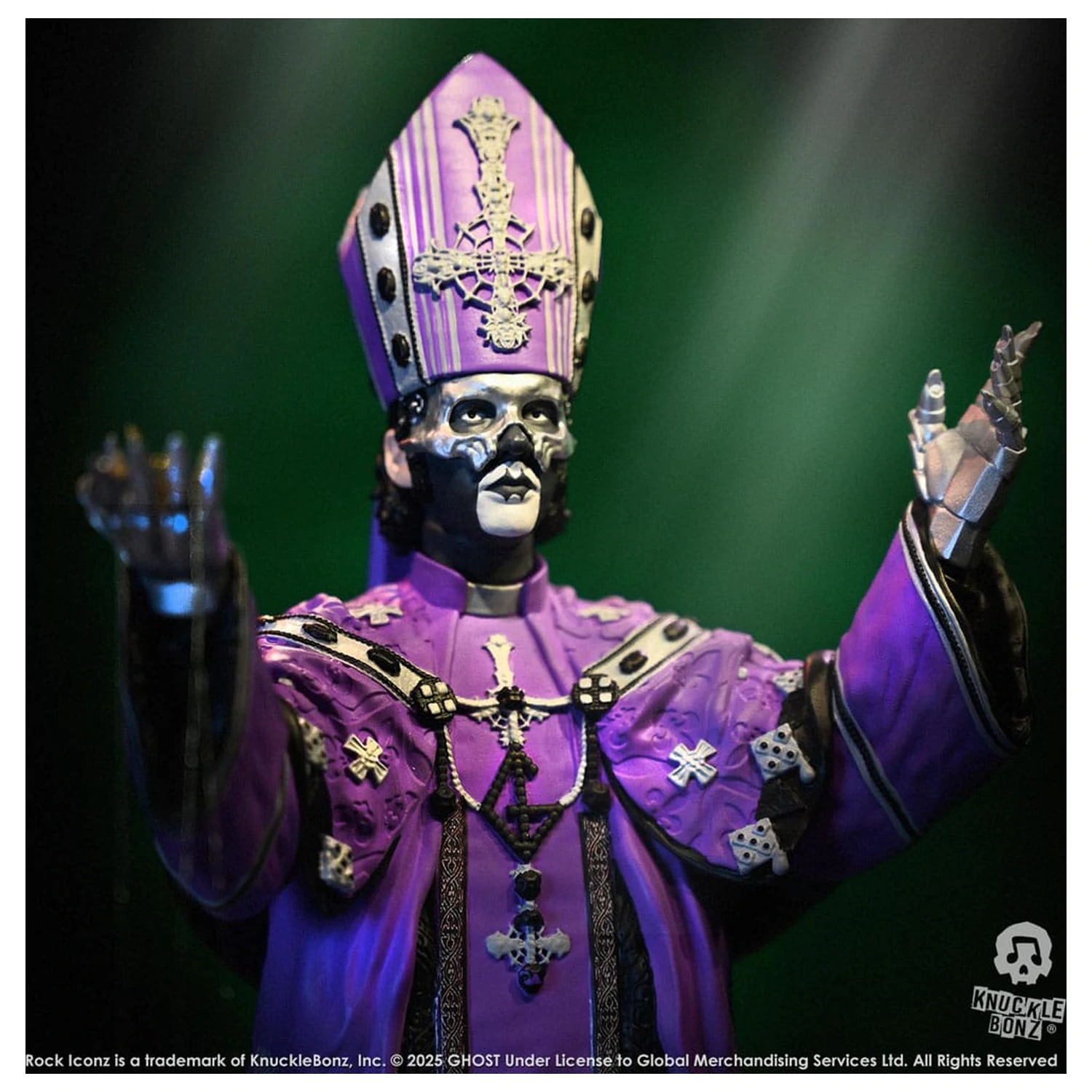 Ghost Rock Iconz Statuie Papa V Perpetua Purple Robes 22 cm poza produsului