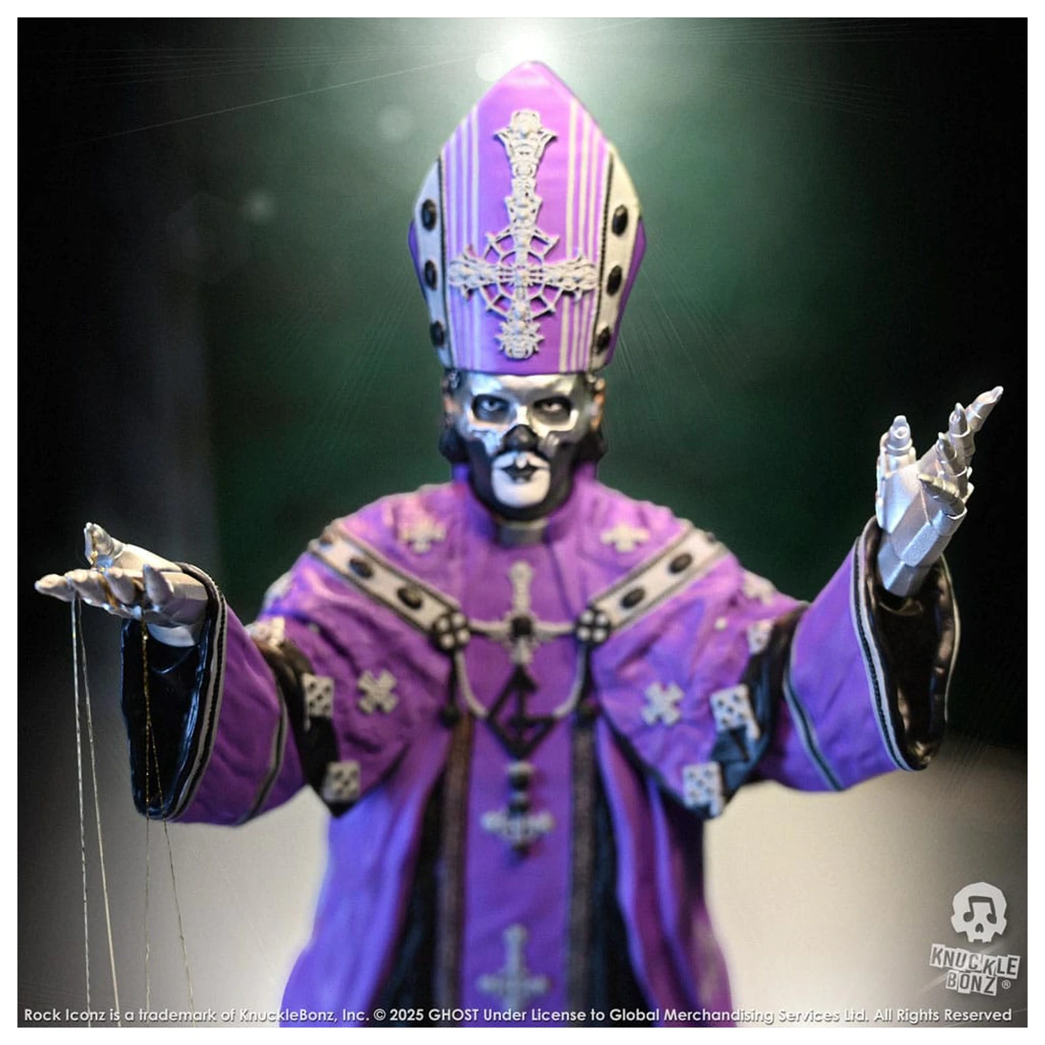 Ghost Rock Iconz Statuie Papa V Perpetua Purple Robes 22 cm poza produsului