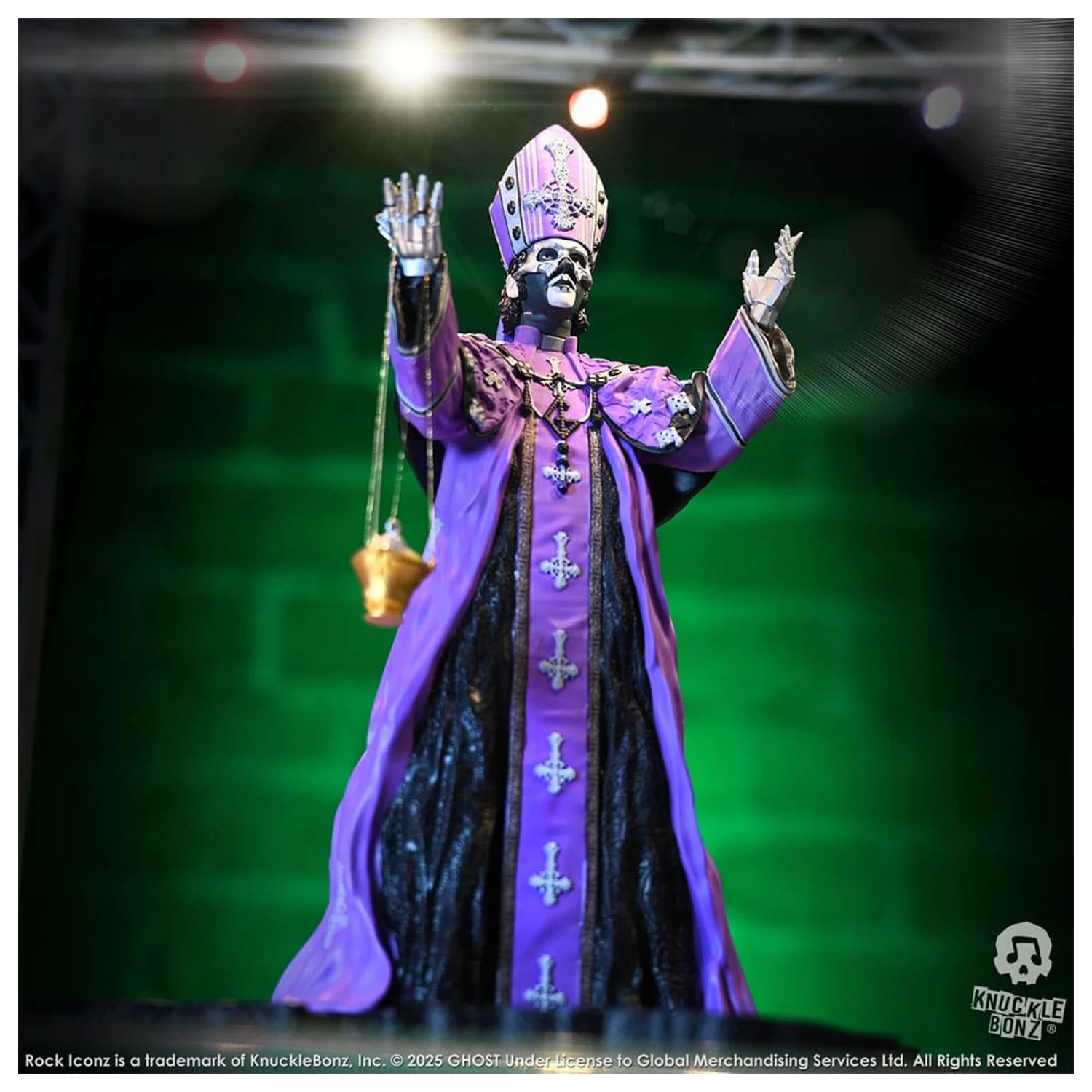 Ghost Rock Iconz Statuie Papa V Perpetua Purple Robes 22 cm poza produsului