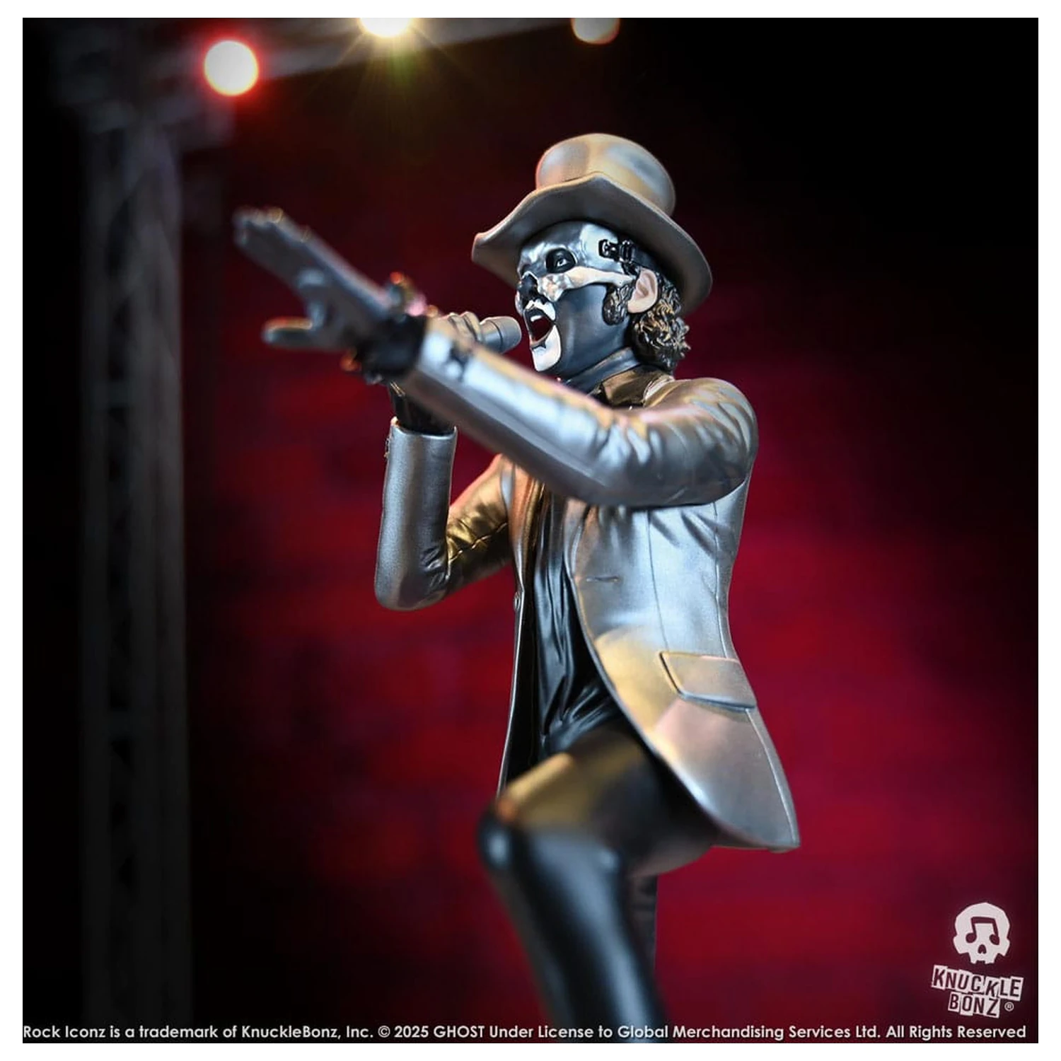 Ghost Rock Iconz Statuie Papa V Perpetua Top Hat 22 cm poza produsului