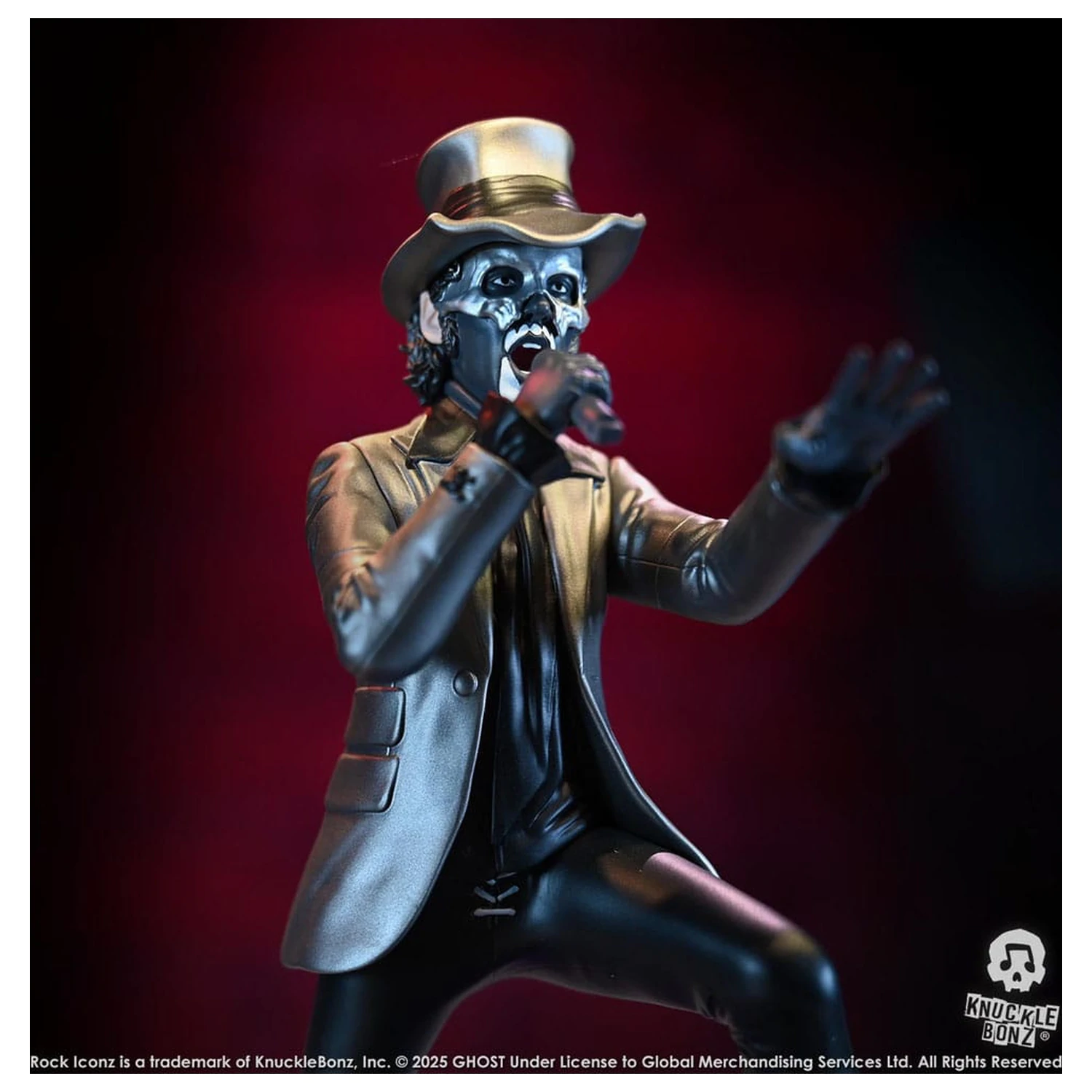 Ghost Rock Iconz Statuie Papa V Perpetua Top Hat 22 cm poza produsului