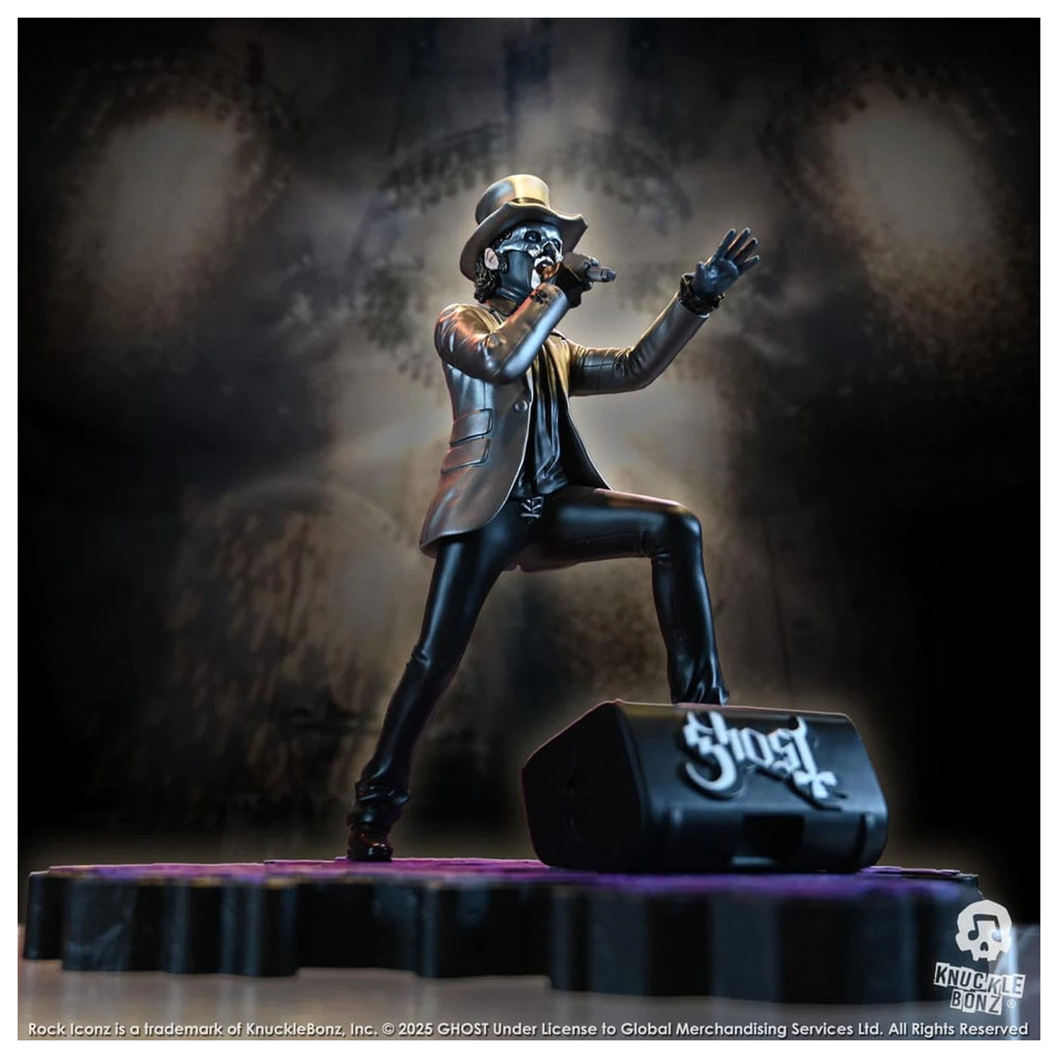 Ghost Rock Iconz Statuie Papa V Perpetua Top Hat 22 cm poza produsului