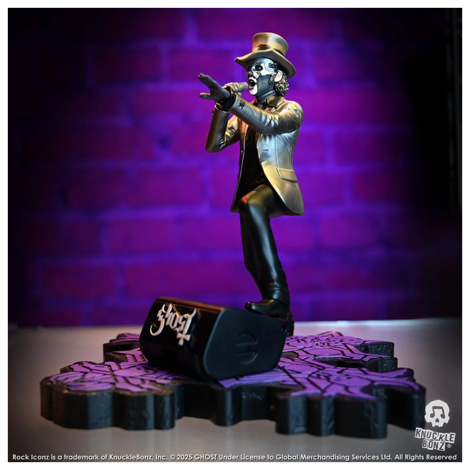 Ghost Rock Iconz Statuie Papa V Perpetua Top Hat 22 cm poza produsului