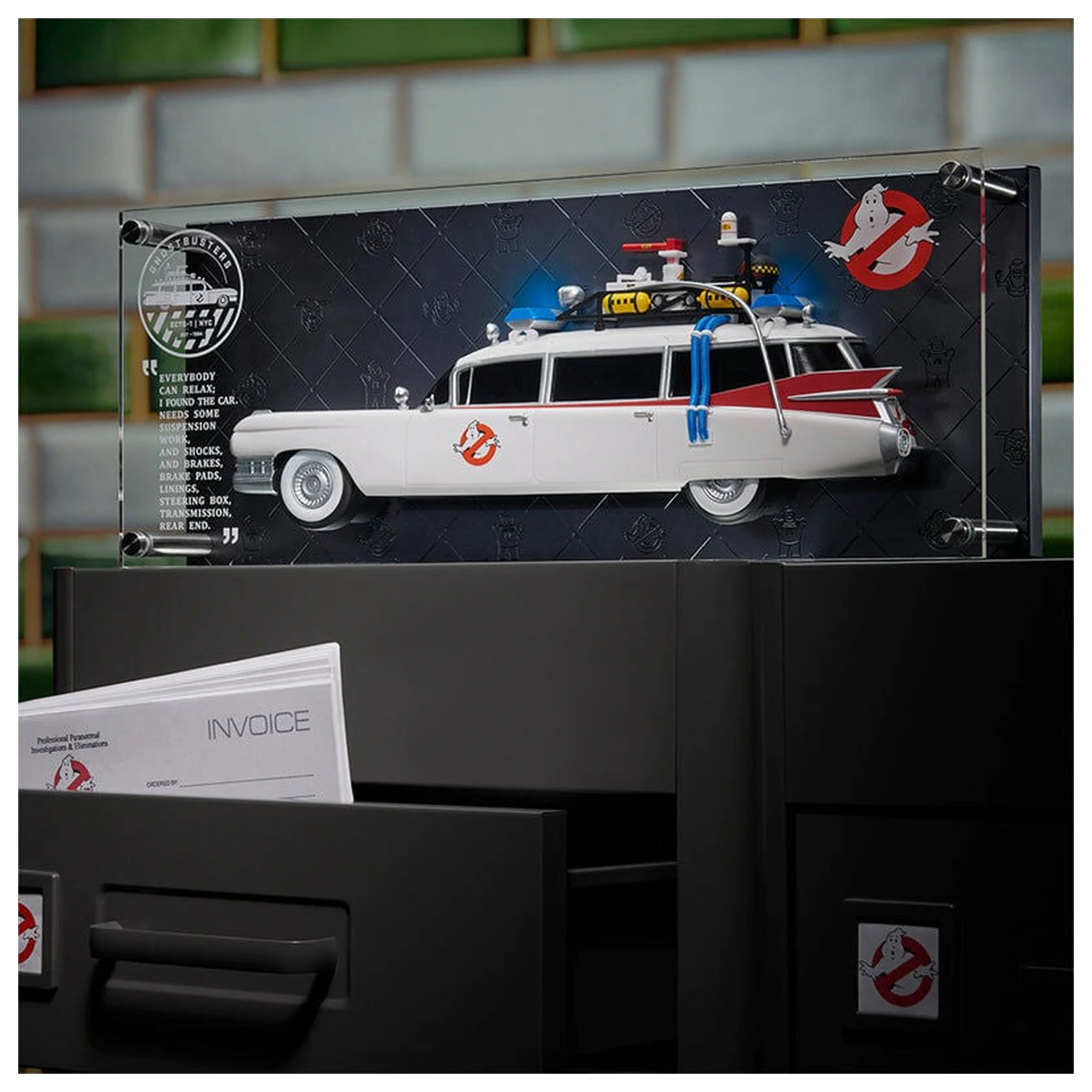 Ghostbusters Ecto-1 Placă Replica Licențiată poza produsului