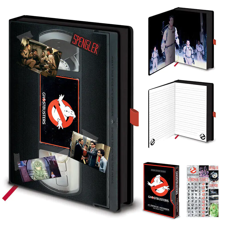 Ghostbusters VHS caiet premium A5 poza produsului