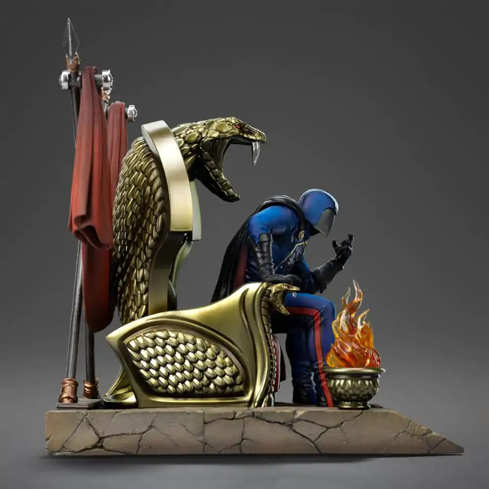 Statuie Scară de Artă 1/10 Cobra Commander 25 cm poza produsului
