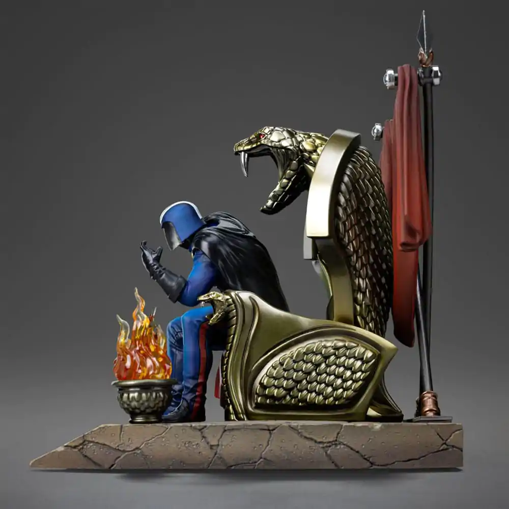 Statuie Scară de Artă 1/10 Cobra Commander 25 cm poza produsului