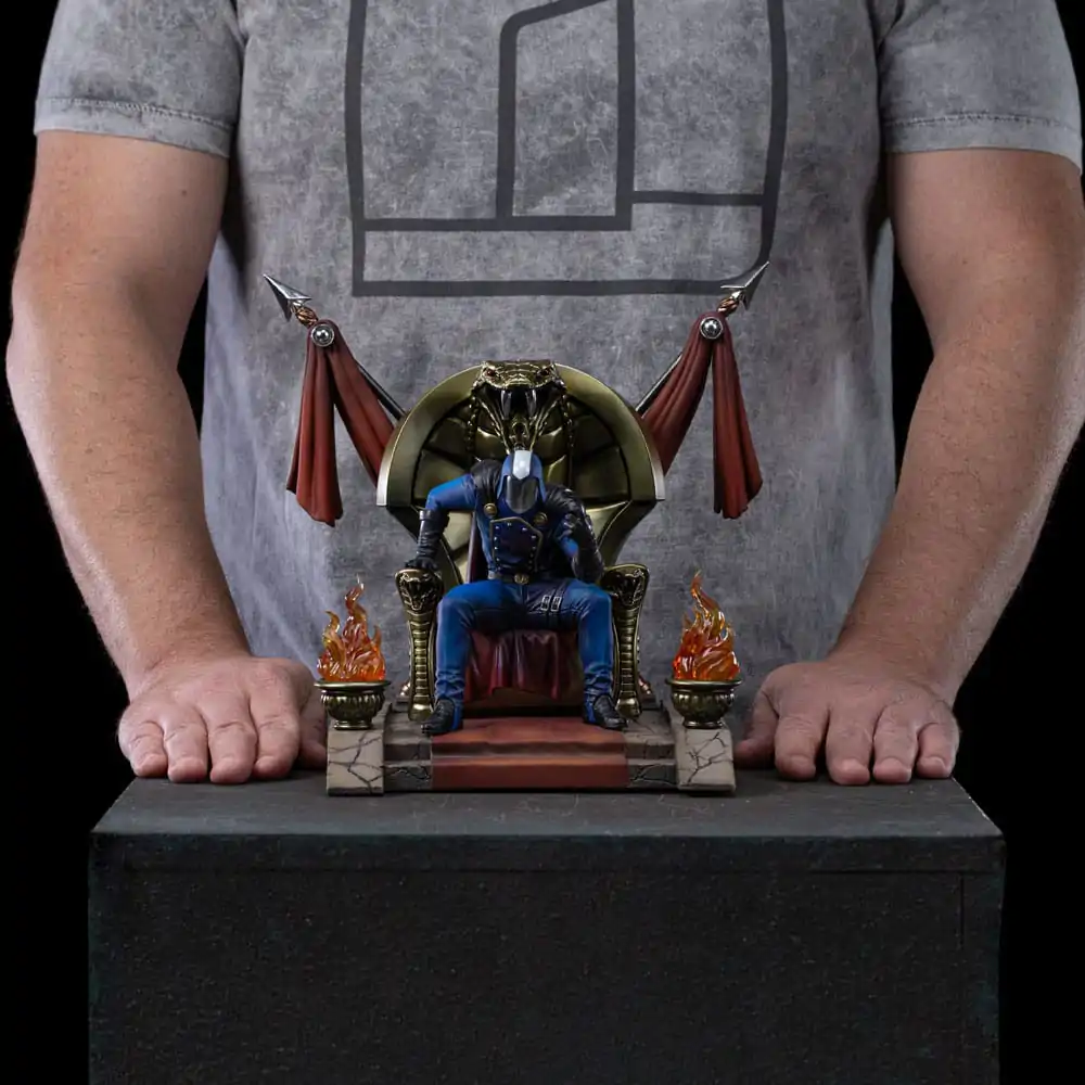 Statuie Scară de Artă 1/10 Cobra Commander 25 cm poza produsului