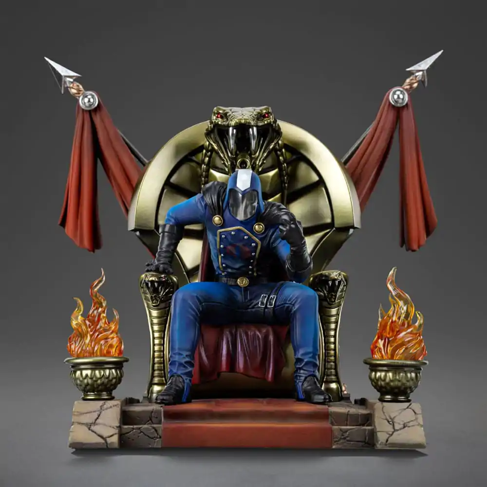 Statuie Scară de Artă 1/10 Cobra Commander 25 cm poza produsului
