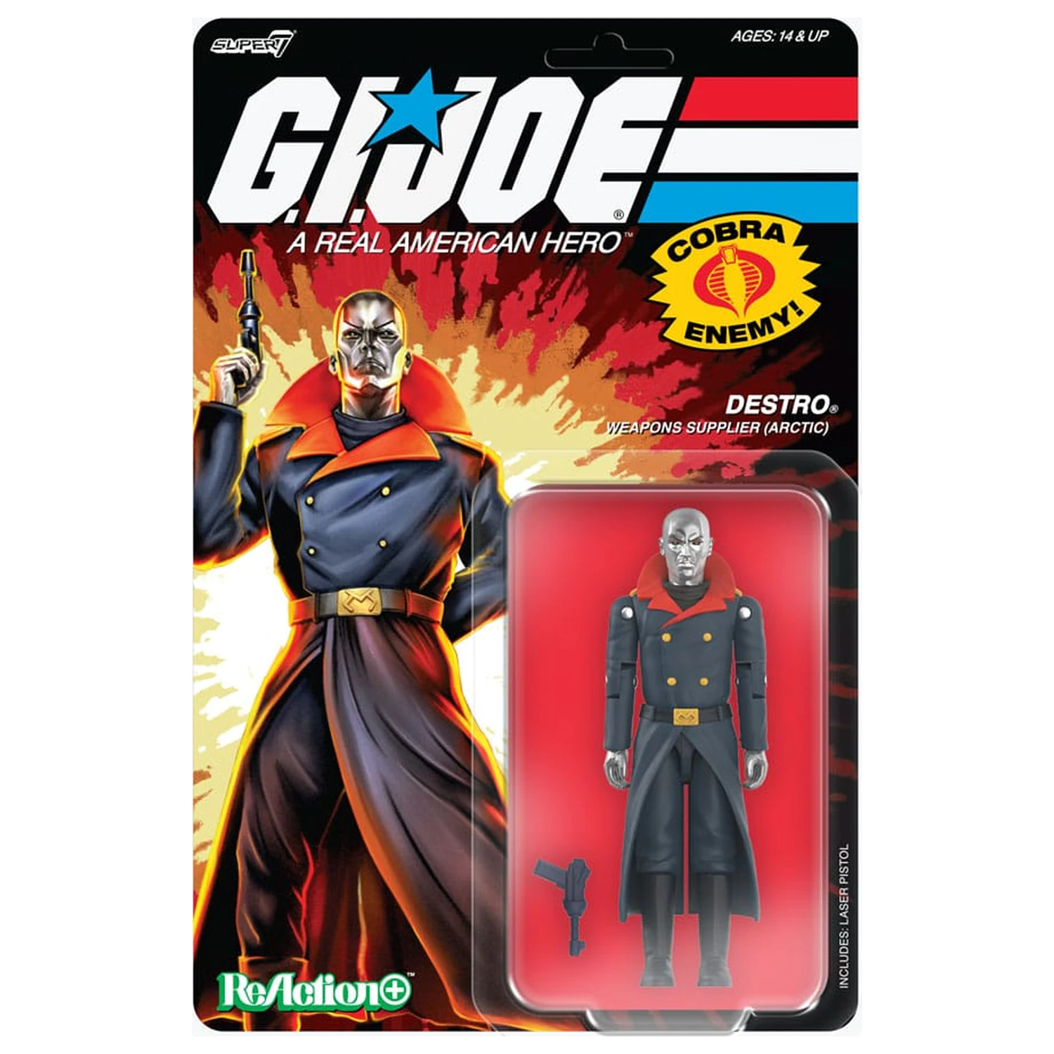 GI Joe (Movie) ReAction+ Figurina de actiune Wave 5 Arctic Destro (Movie) 10 cm poza produsului