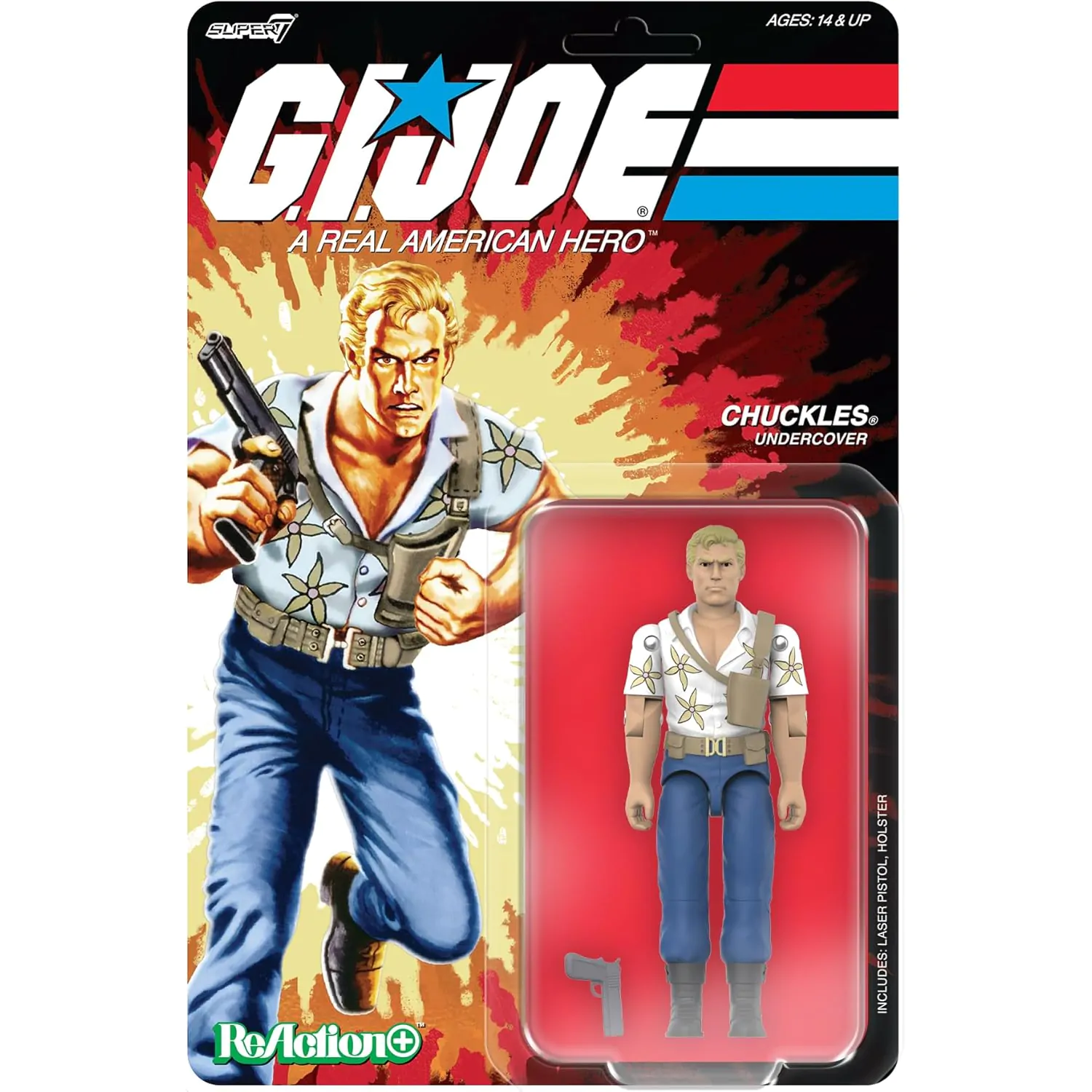 GI Joe ReAction+ Figurina de acțiune Wave 07 Chuckles (Movie) 10 cm poza produsului