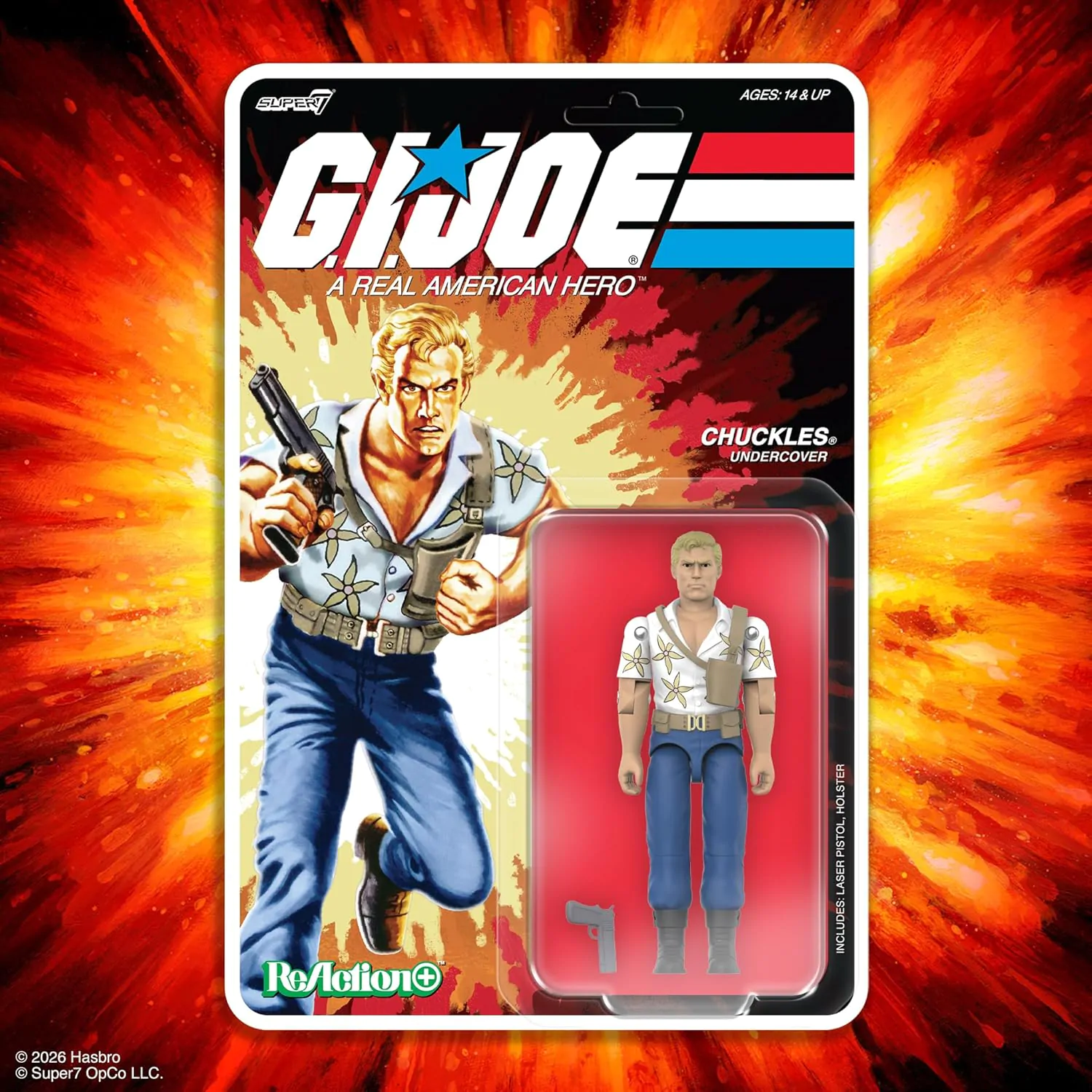 GI Joe ReAction+ Figurina de acțiune Wave 07 Chuckles (Movie) 10 cm poza produsului