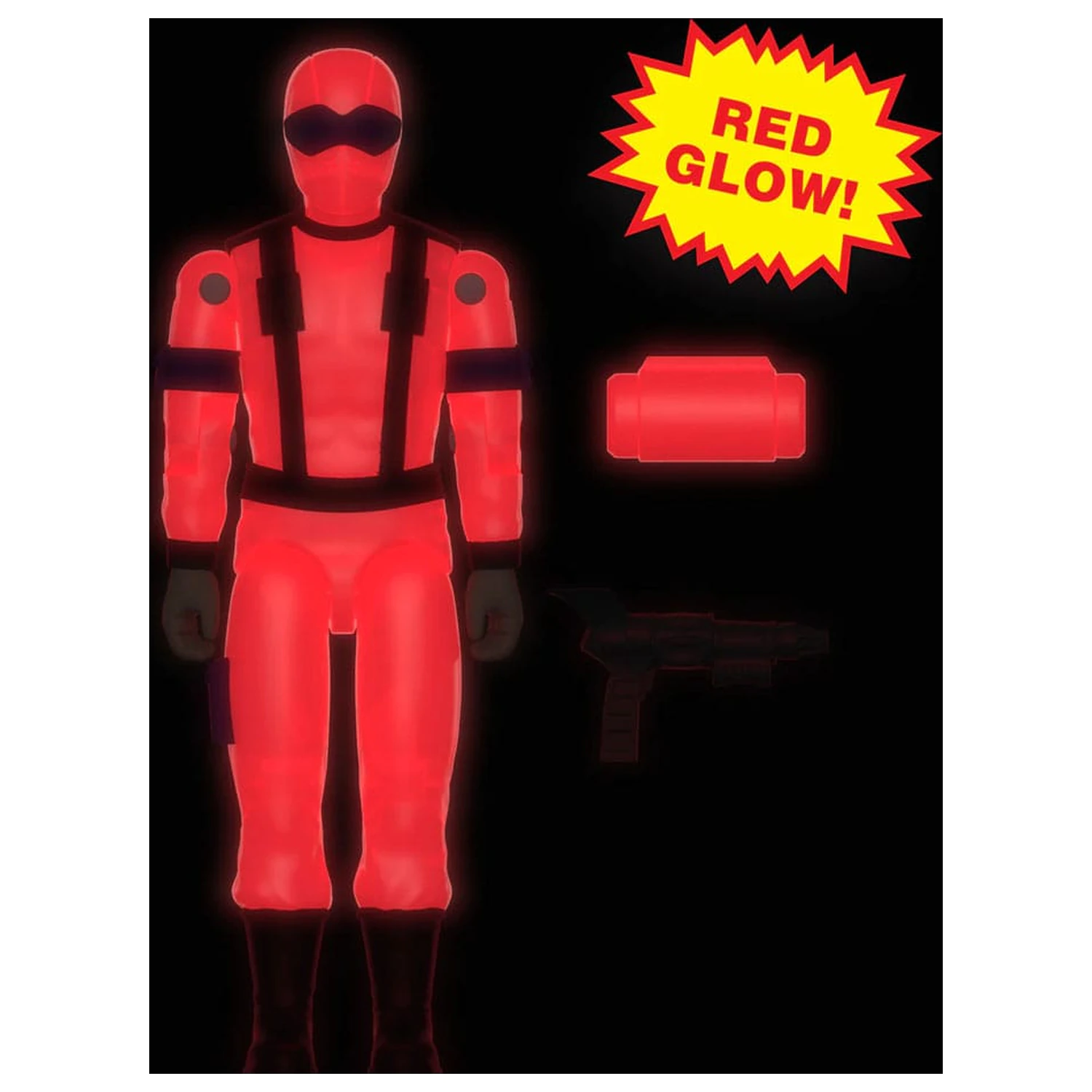 GI Joe ReAction+ Action Figure Wave 06 Snake Eyes (Red Glow, Crystal Poison) 10 cm poza produsului