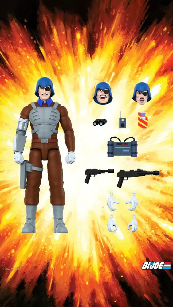 Figurină de acțiune GI Joe Ultimates Seria 5 Major Bludd 20 cm poza produsului