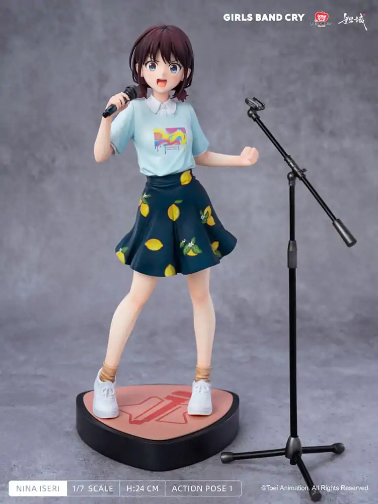 Girls Band Cry Natsu wo Mankitsu shite Sakebe Series No. 1 PVC Statuie 1/7 Nina Iseri 24 cm poza produsului