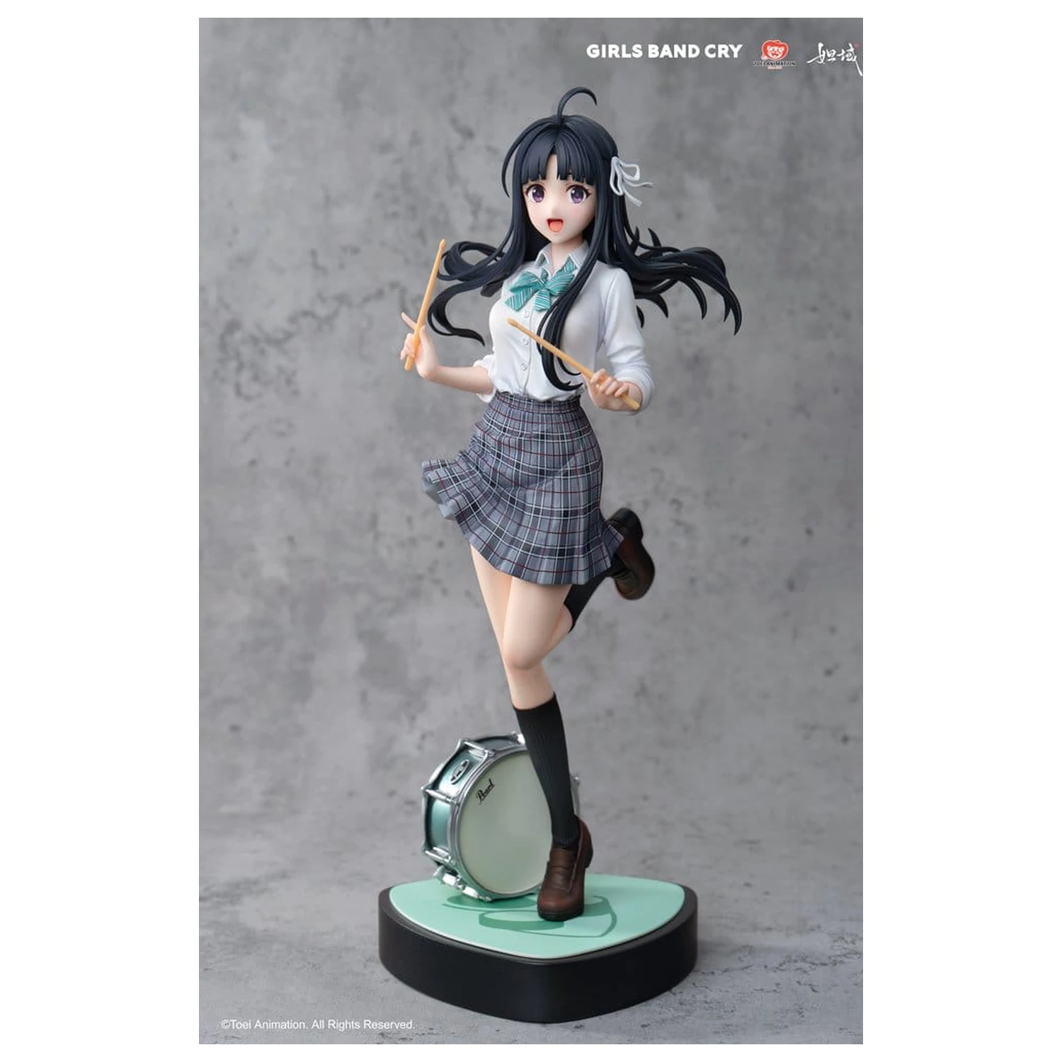 Girls Band Cry Natsu wo Mankitsu shite Sakebe Series No. 2 Statuie din PVC 1/7 Subaru Awa 26 cm poza produsului