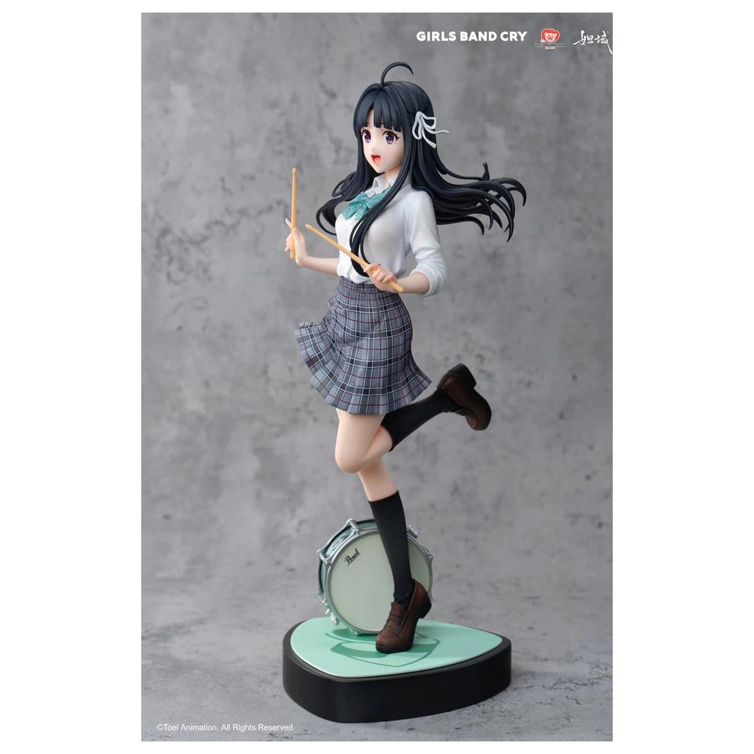Girls Band Cry Natsu wo Mankitsu shite Sakebe Series No. 2 Statuie din PVC 1/7 Subaru Awa 26 cm poza produsului