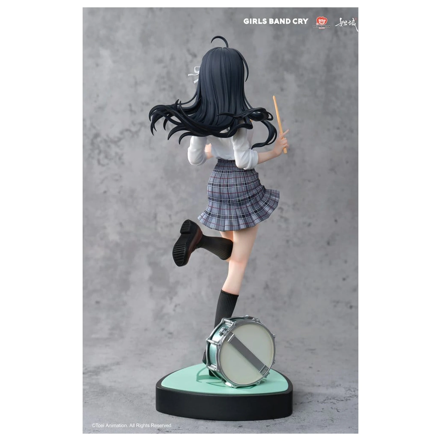Girls Band Cry Natsu wo Mankitsu shite Sakebe Series No. 2 Statuie din PVC 1/7 Subaru Awa 26 cm poza produsului