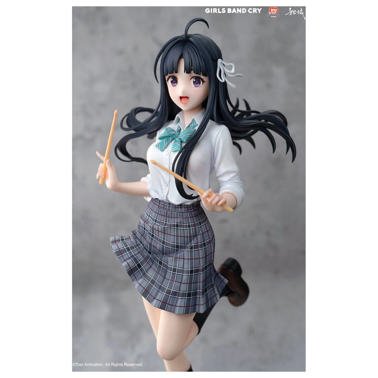 Girls Band Cry Natsu wo Mankitsu shite Sakebe Series No. 2 Statuie din PVC 1/7 Subaru Awa 26 cm poza produsului