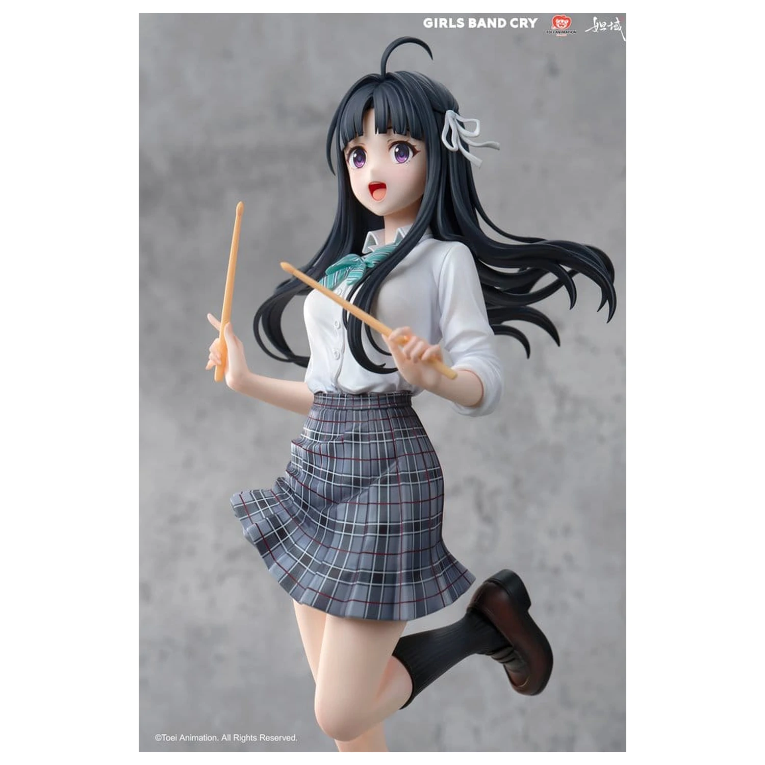 Girls Band Cry Natsu wo Mankitsu shite Sakebe Series No. 2 Statuie din PVC 1/7 Subaru Awa 26 cm poza produsului