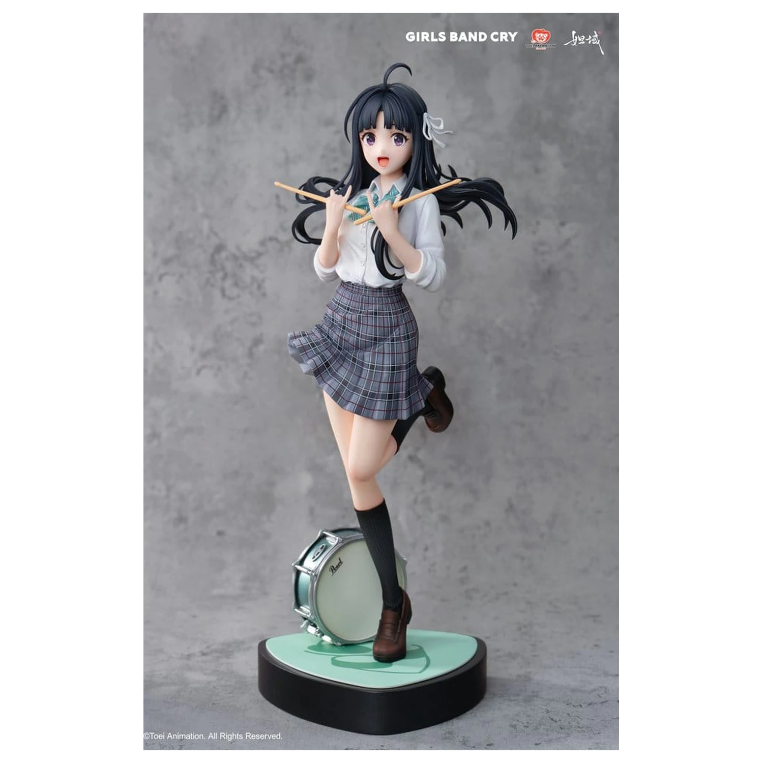 Girls Band Cry Natsu wo Mankitsu shite Sakebe Series No. 2 Statuie din PVC 1/7 Subaru Awa 26 cm poza produsului