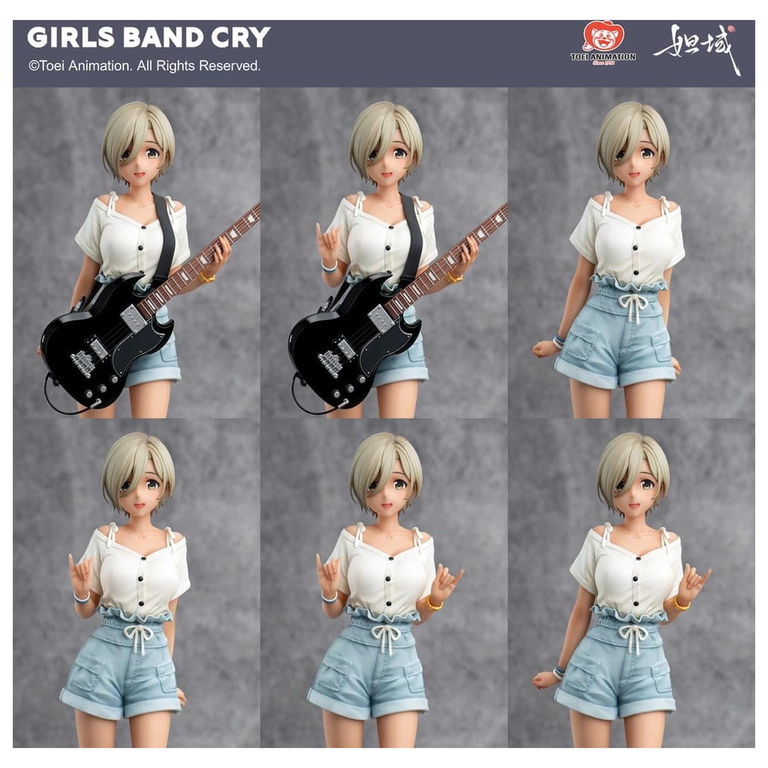 Girls Band Cry Natsu wo Mankitsu shite Sakebe Series No. 3 Statuie PVC 1/7 Rupa 26 cm poza produsului