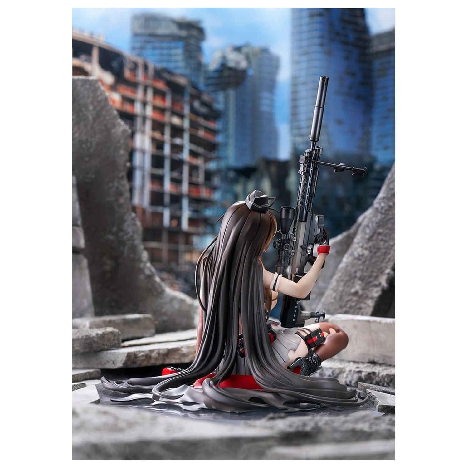 Girls' Frontline Figurina PVC 1/7 Gd DSR-50 Heavy Damage Ver. 24 cm poza produsului
