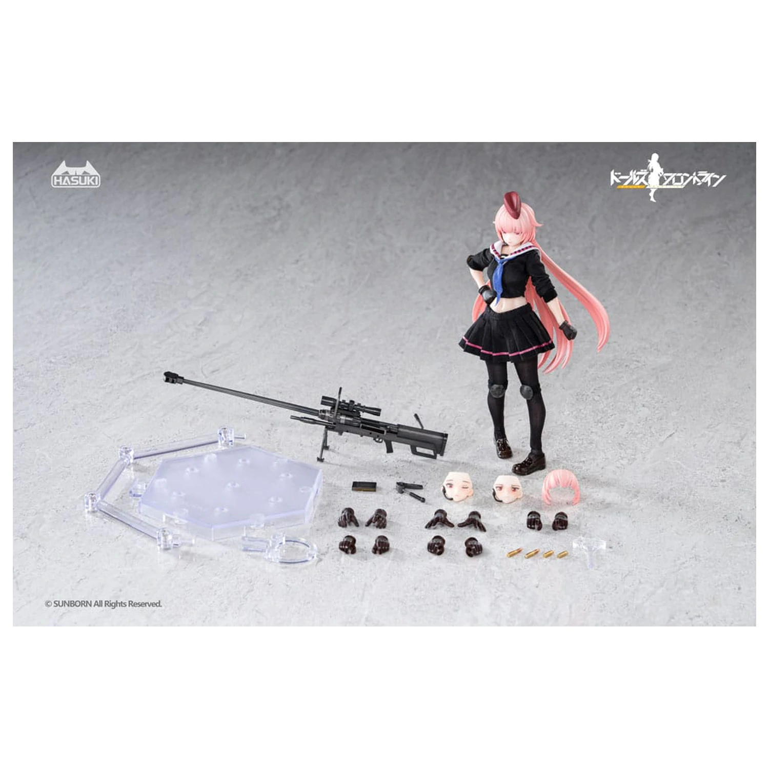 Girls Frontline Pocket Art Action Figure 1/12 PA011 NTW-20 16 cm poza produsului