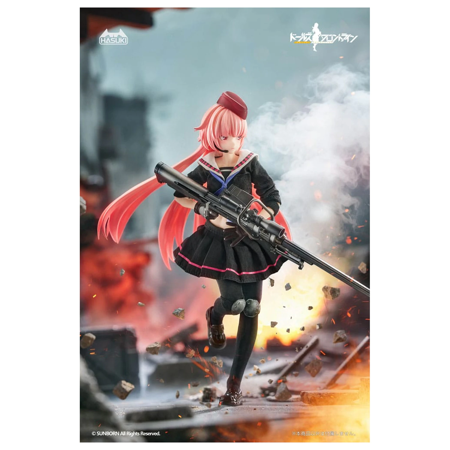 Girls Frontline Pocket Art Action Figure 1/12 PA011 NTW-20 16 cm poza produsului